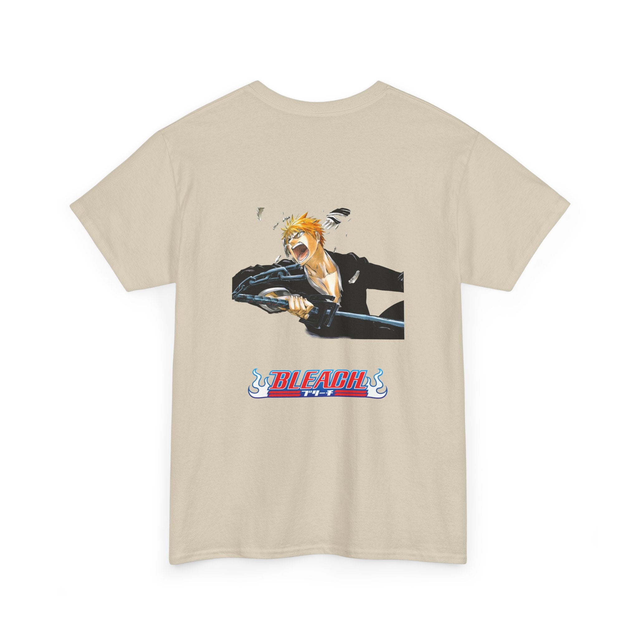Graphic Anime Μπλούζα Bleach Retro Logo – Vintage Back Print