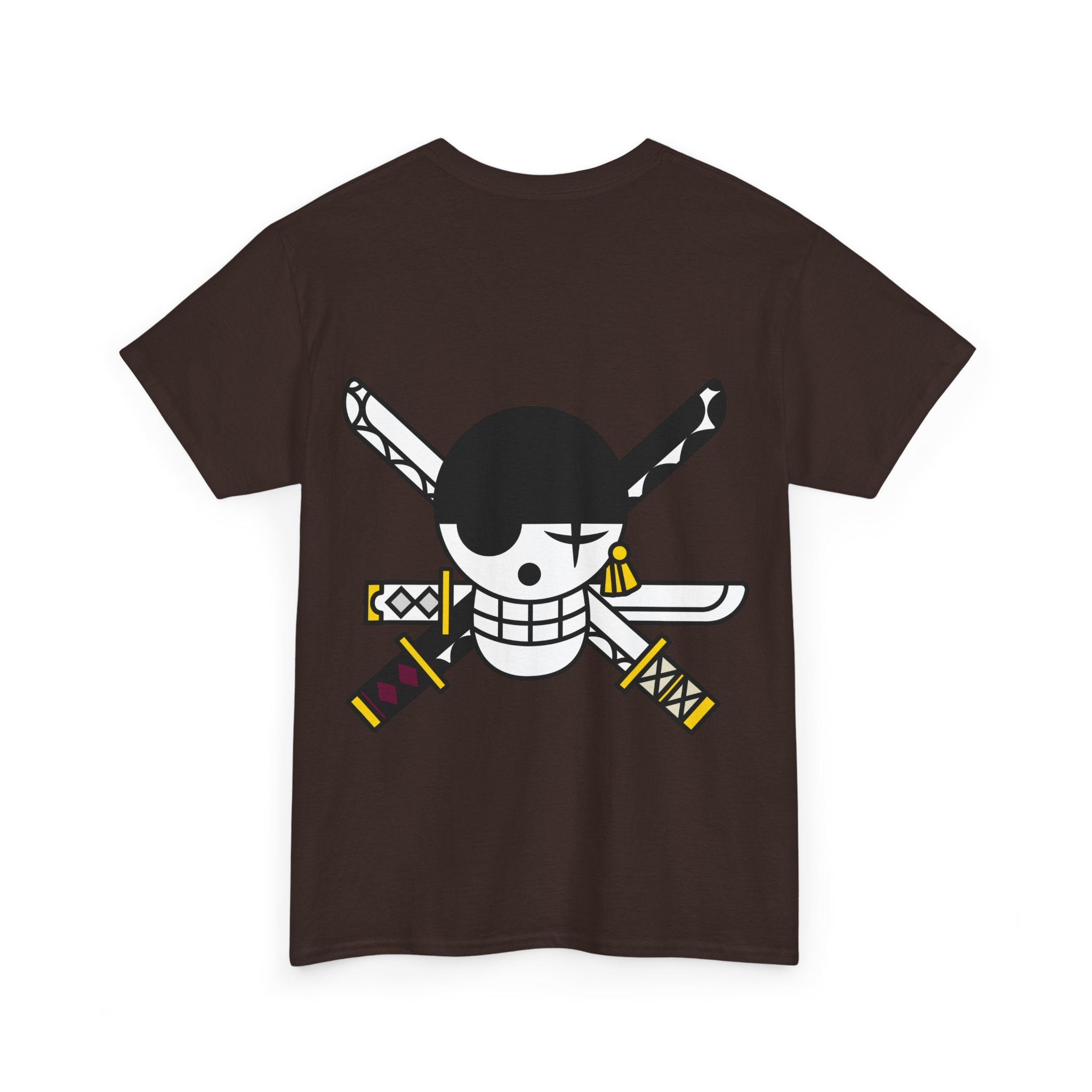 Anime T-Shirt "Zoro Jolly Roger" Backprint PlusVibe (Έως 5XL)