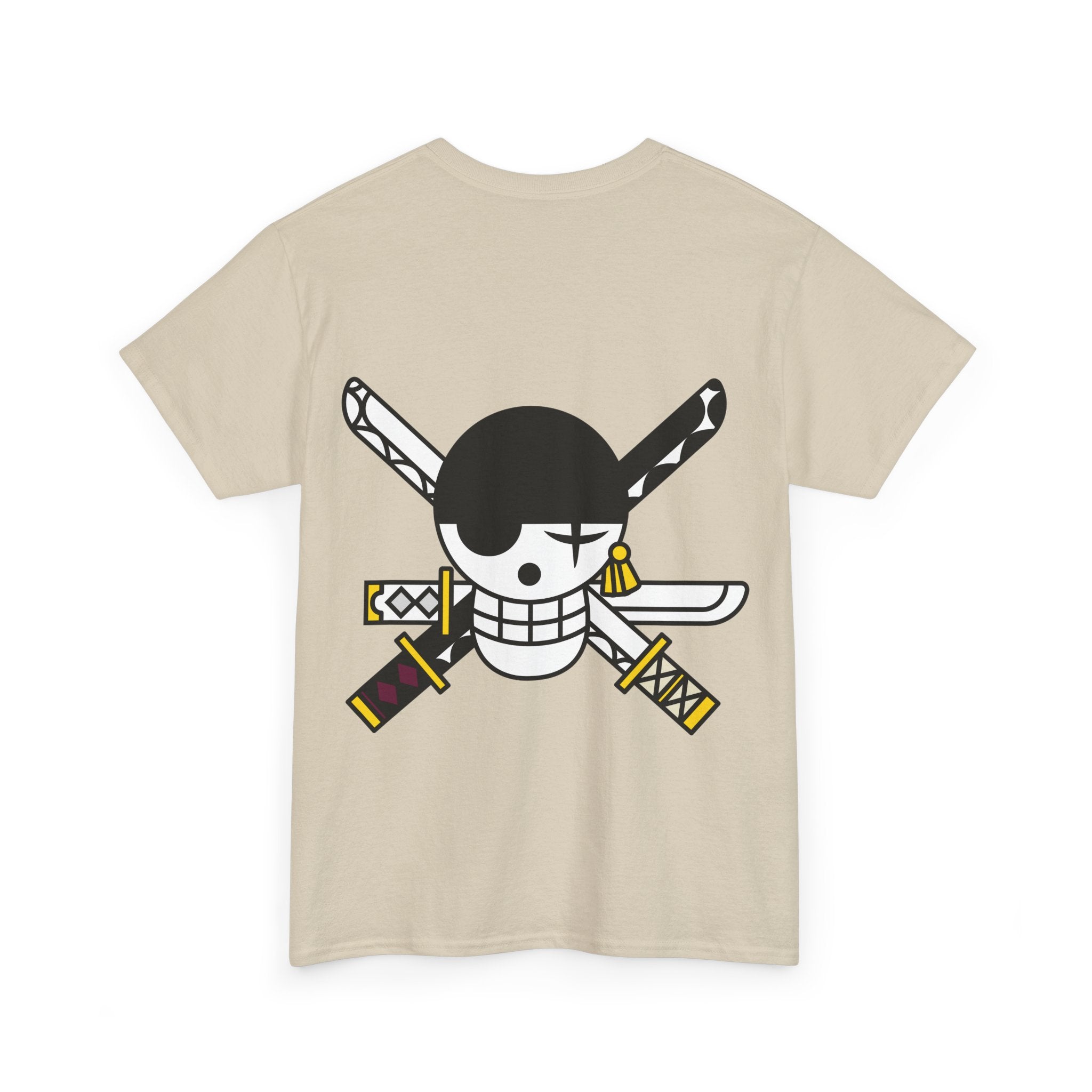 Anime T-Shirt "Zoro Jolly Roger" Backprint PlusVibe (Έως 5XL)