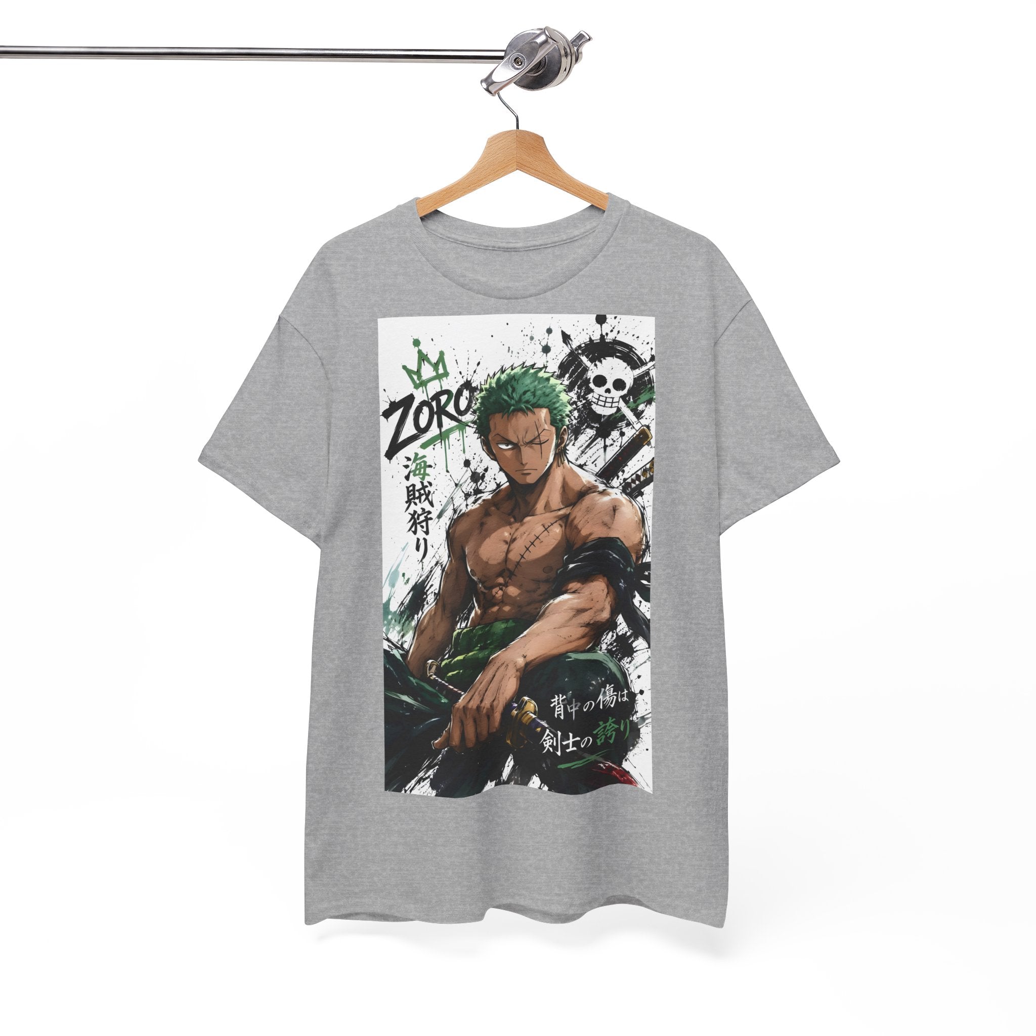 Anime T-Shirt "Roronoa Zoro Streetwear" PlusVibe (Έως 5XL)