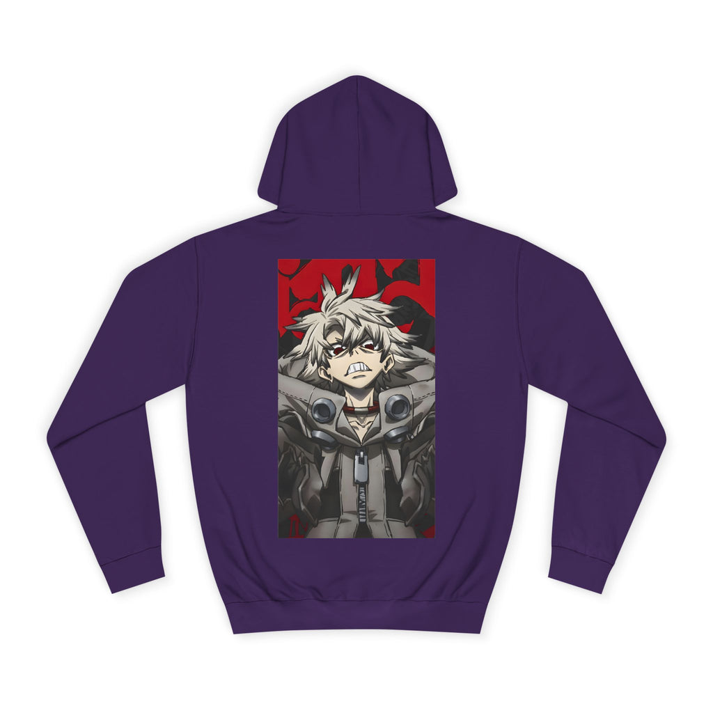 Anime Hoodie "Rudo Crimson Rage" PlusVibe (Έως 5XL)