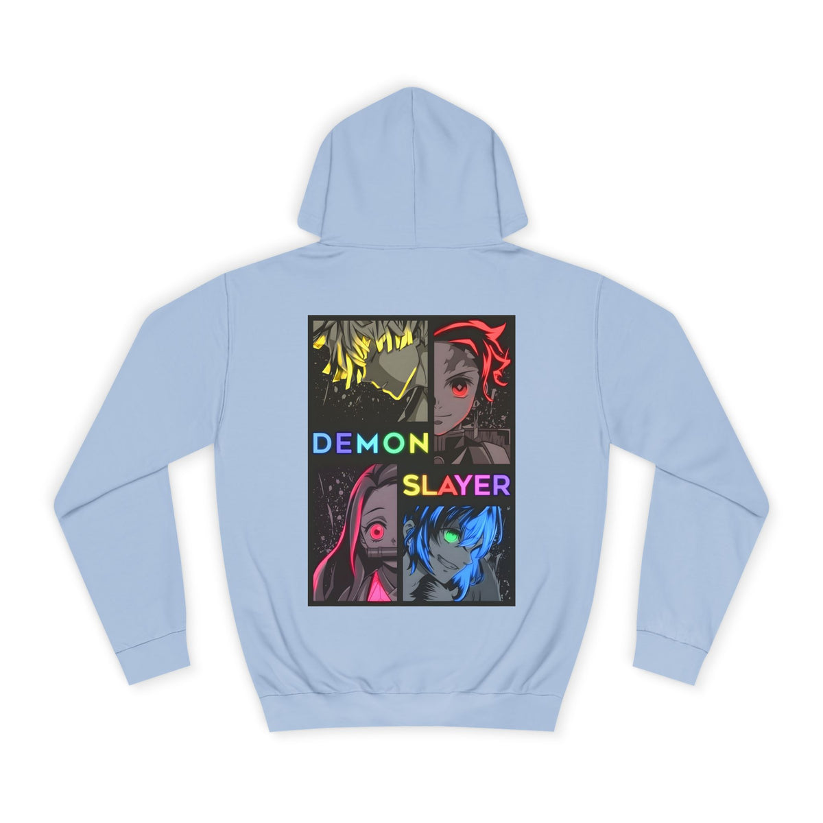 Anime Hoodie "Demon Slayer Neon Quadrant" PlusVibe (Έως 5XL)