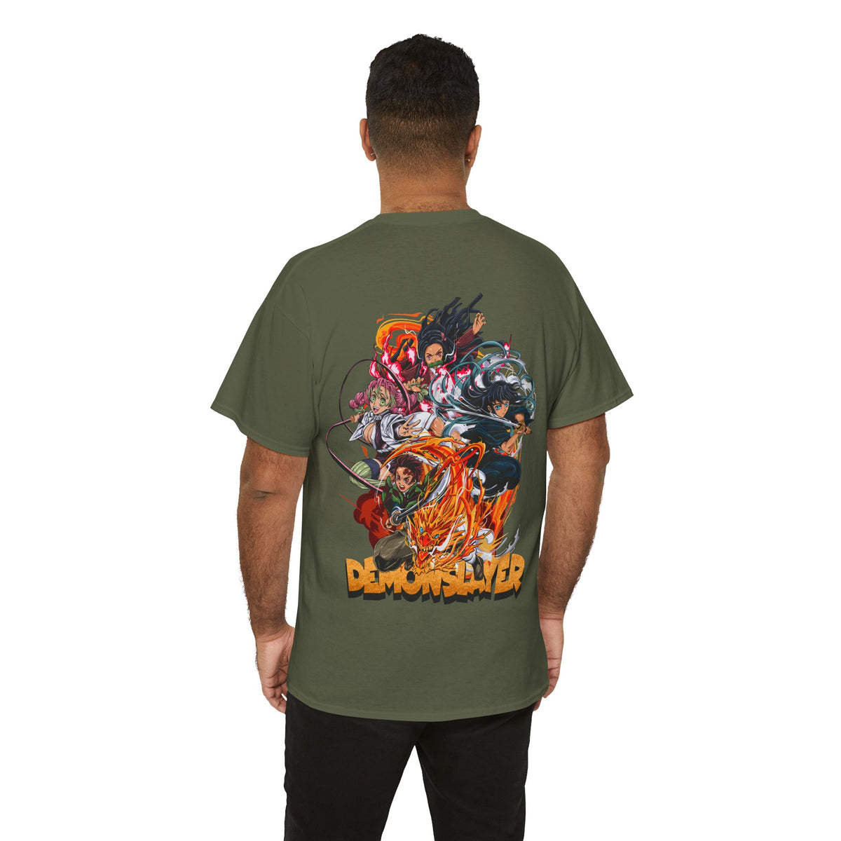 Anime T-Shirt "Demon Slayer Collage" PlusVibe (Έως 5XL)