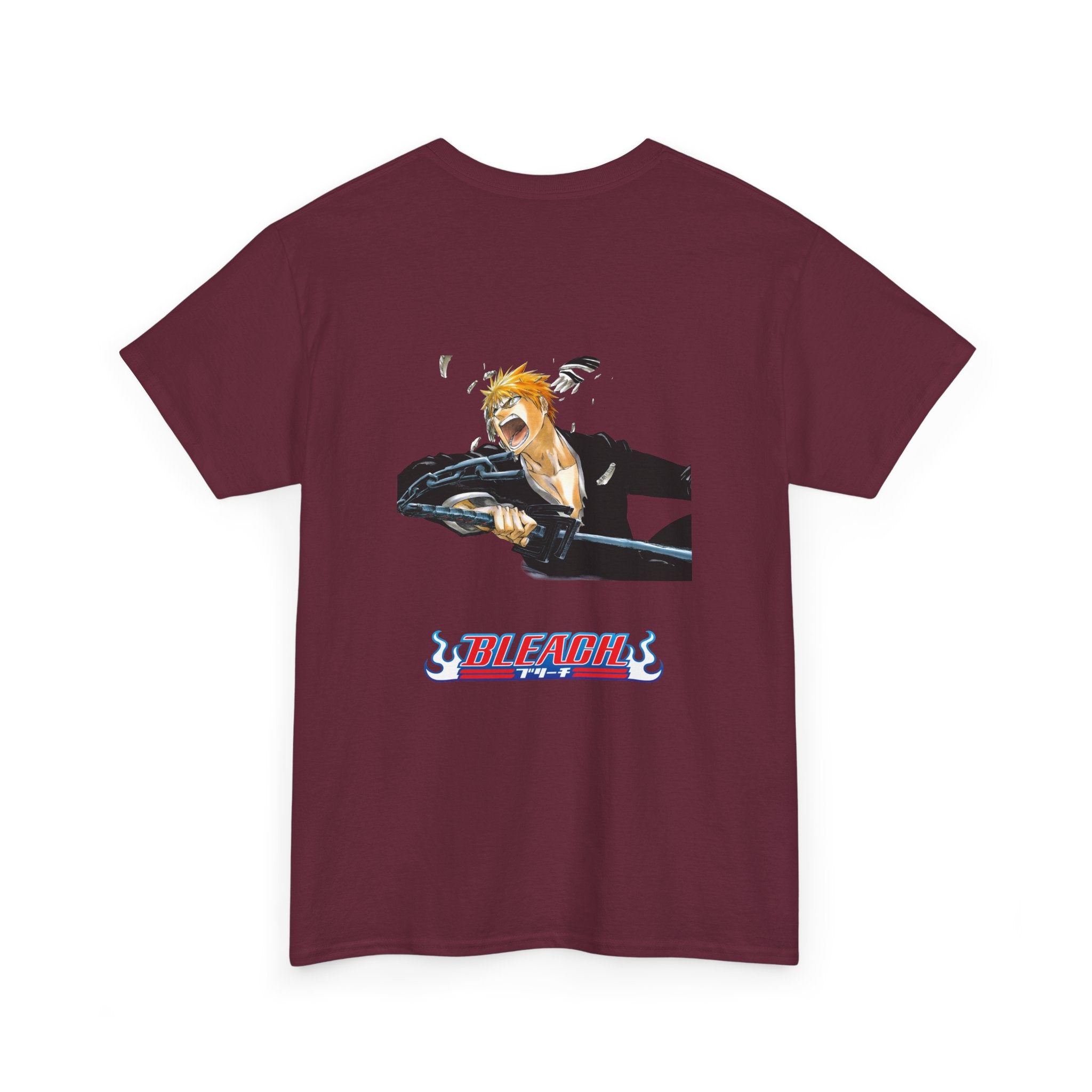 Graphic Anime Μπλούζα Bleach Retro Logo – Vintage Back Print