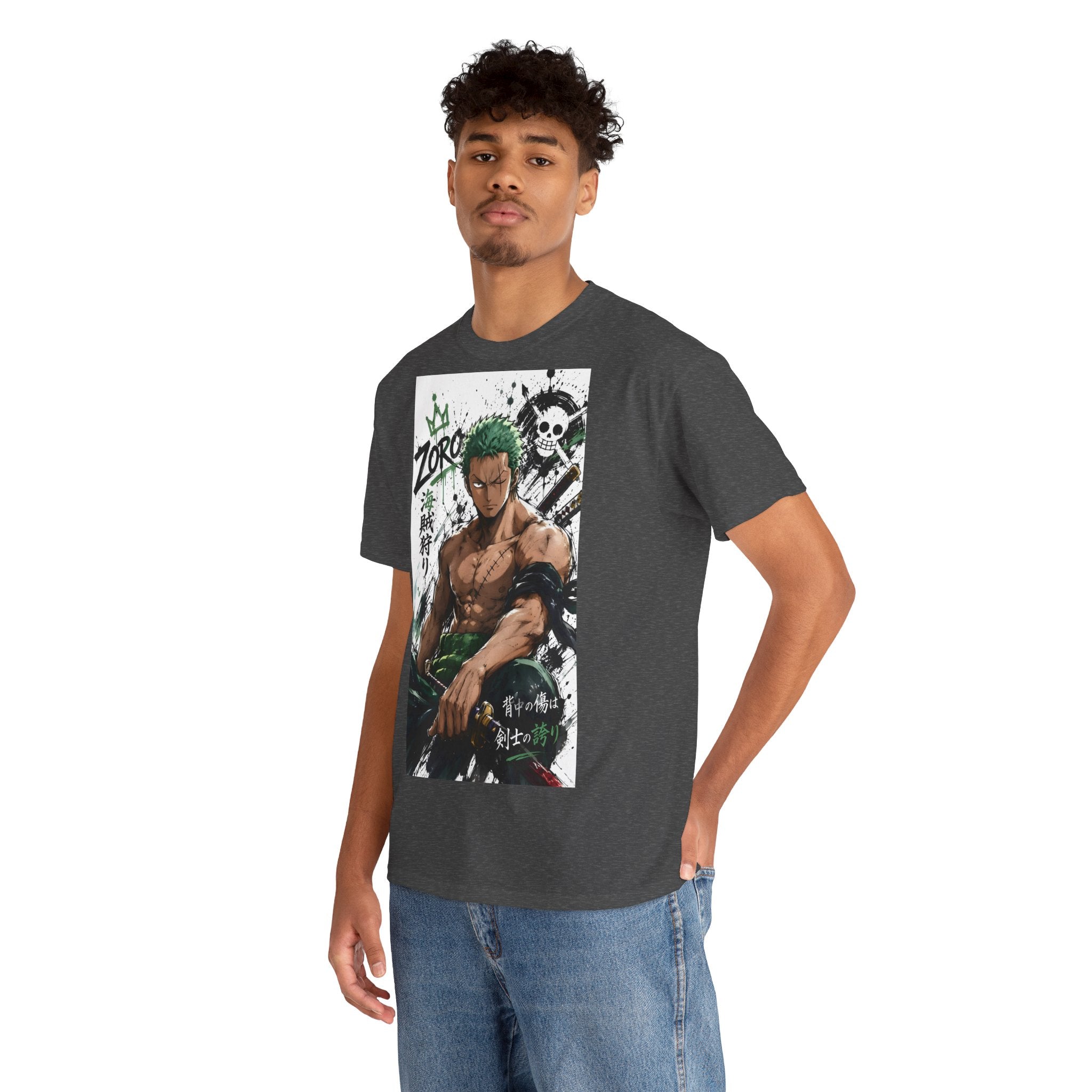 Anime T-Shirt "Roronoa Zoro Streetwear" PlusVibe (Έως 5XL)
