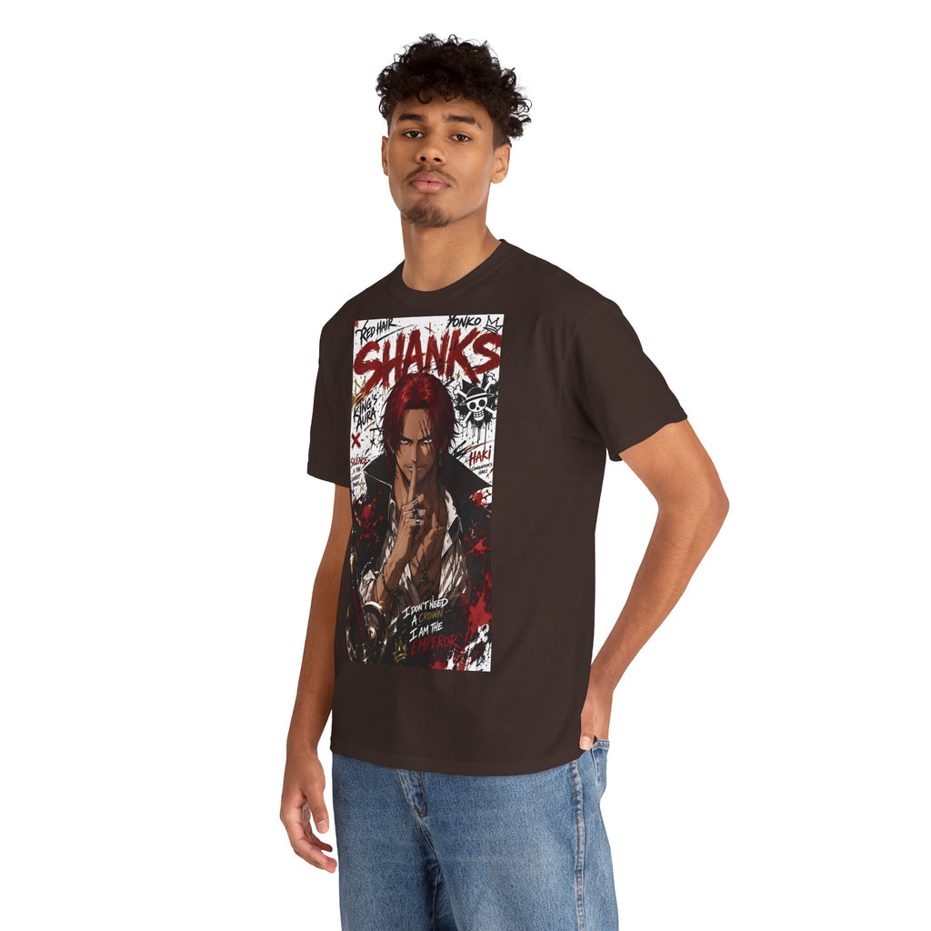 Anime T-Shirt "Red-Haired Shanks Streetwear" PlusVibe (Έως 5XL)