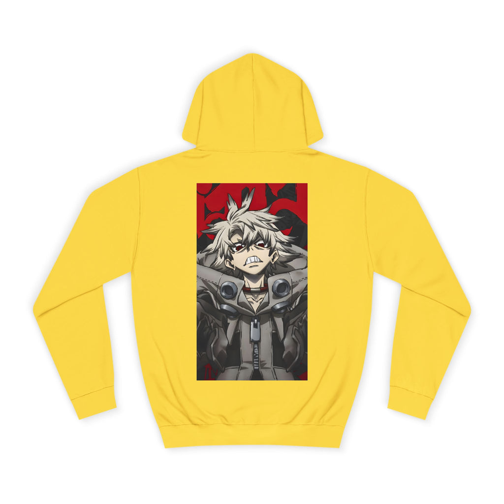 Anime Hoodie "Rudo Crimson Rage" PlusVibe (Έως 5XL)
