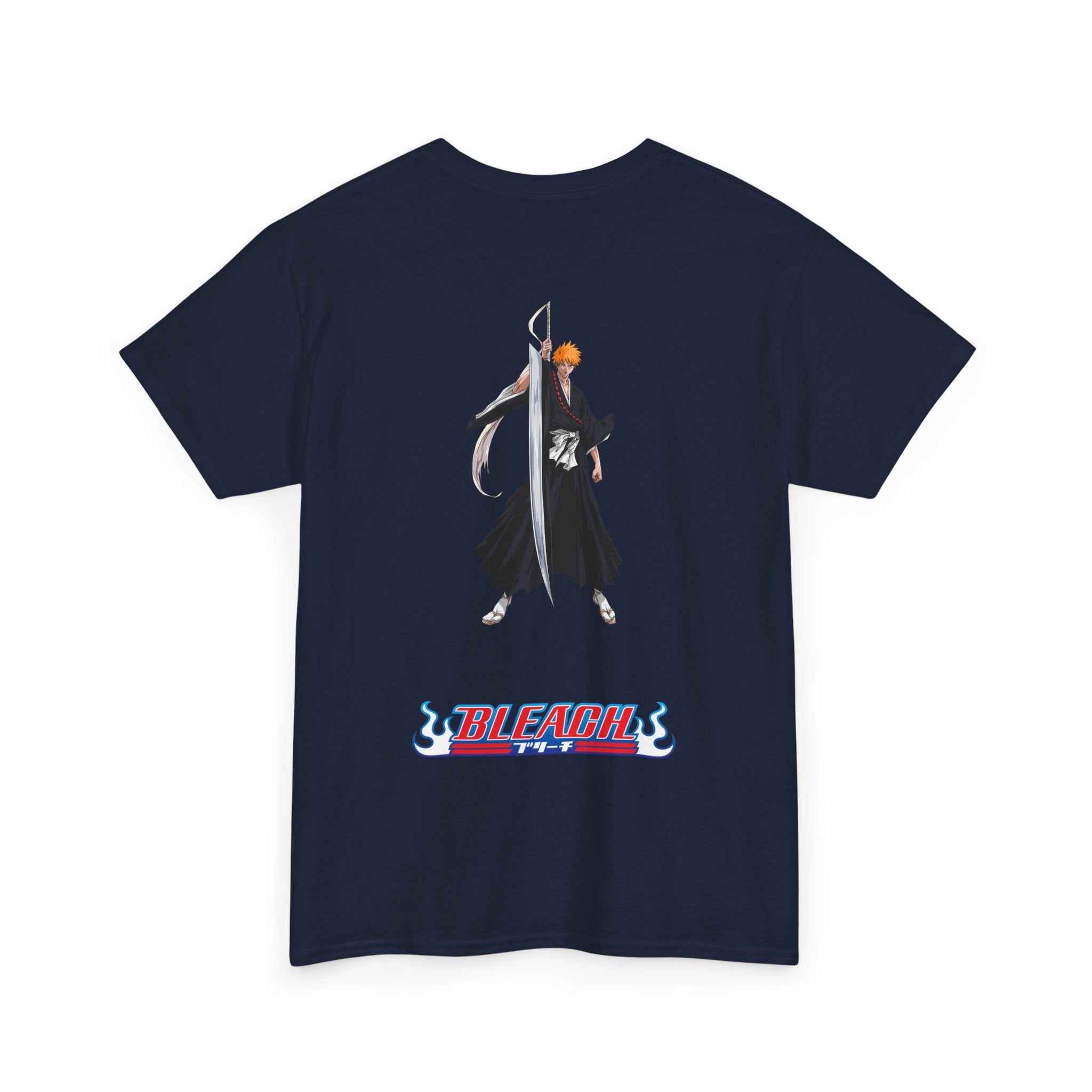 Anime T-Shirt Bleach "Ichigo Kurosaki" Back Graphic PlusVibe (Έως 5XL)
