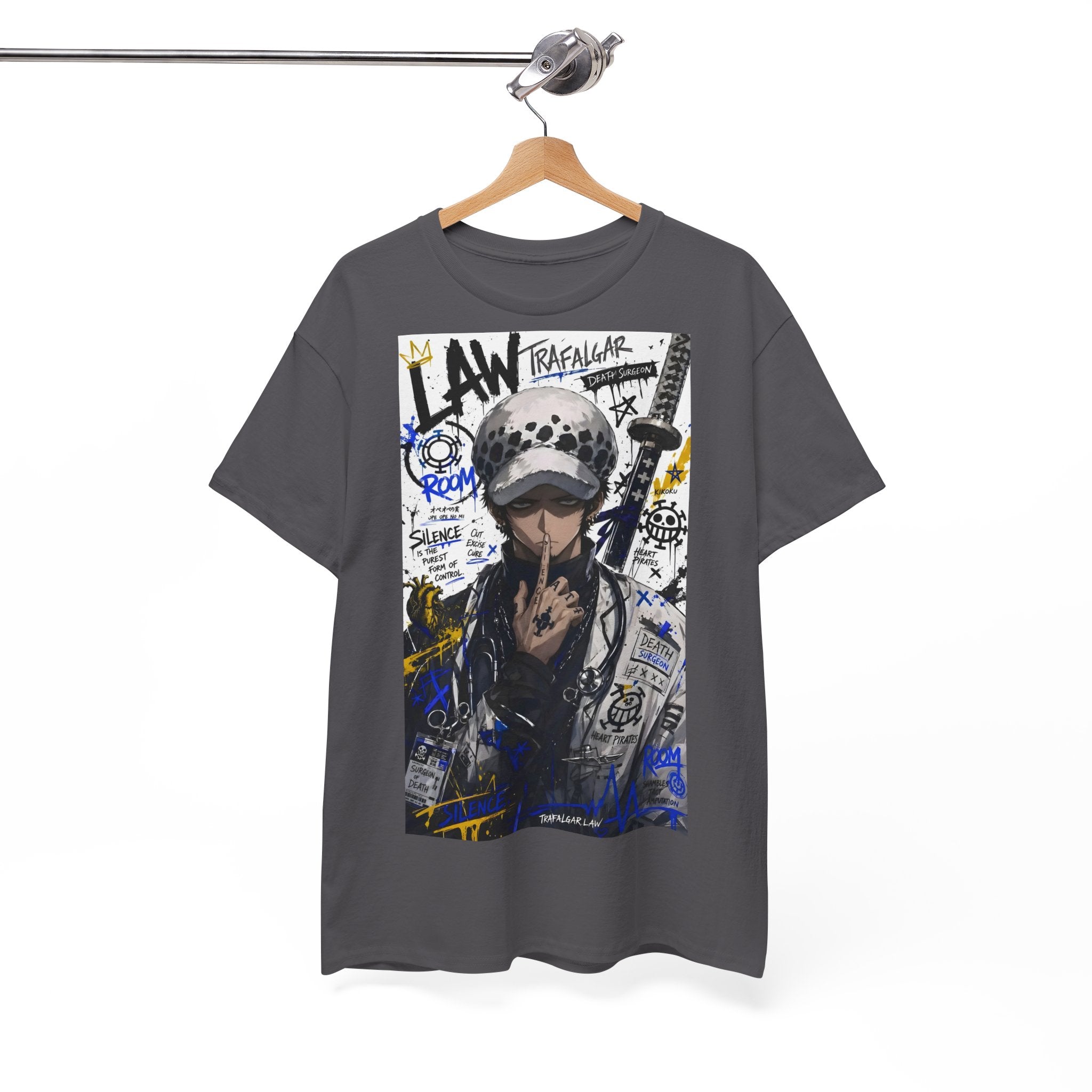 Anime T-Shirt "Trafalgar Law Streetwear" PlusVibe (Έως 5XL)