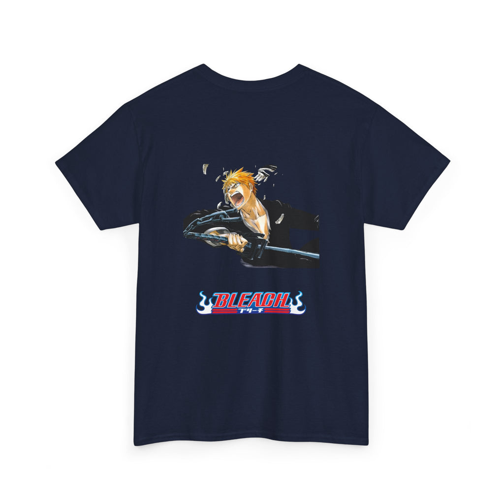 Graphic Anime Μπλούζα Bleach Retro Logo – Vintage Back Print