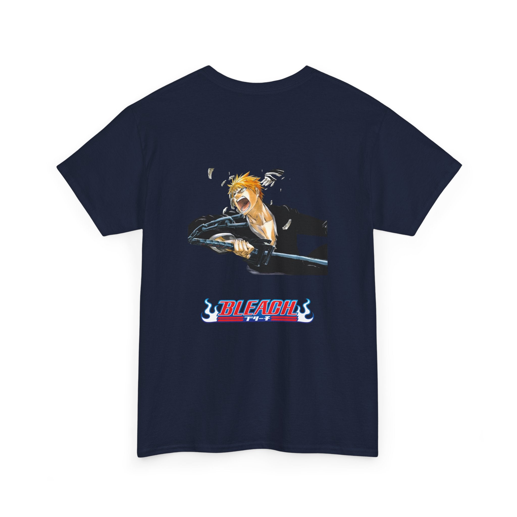 Graphic Anime Μπλούζα Bleach Retro Logo – Vintage Back Print