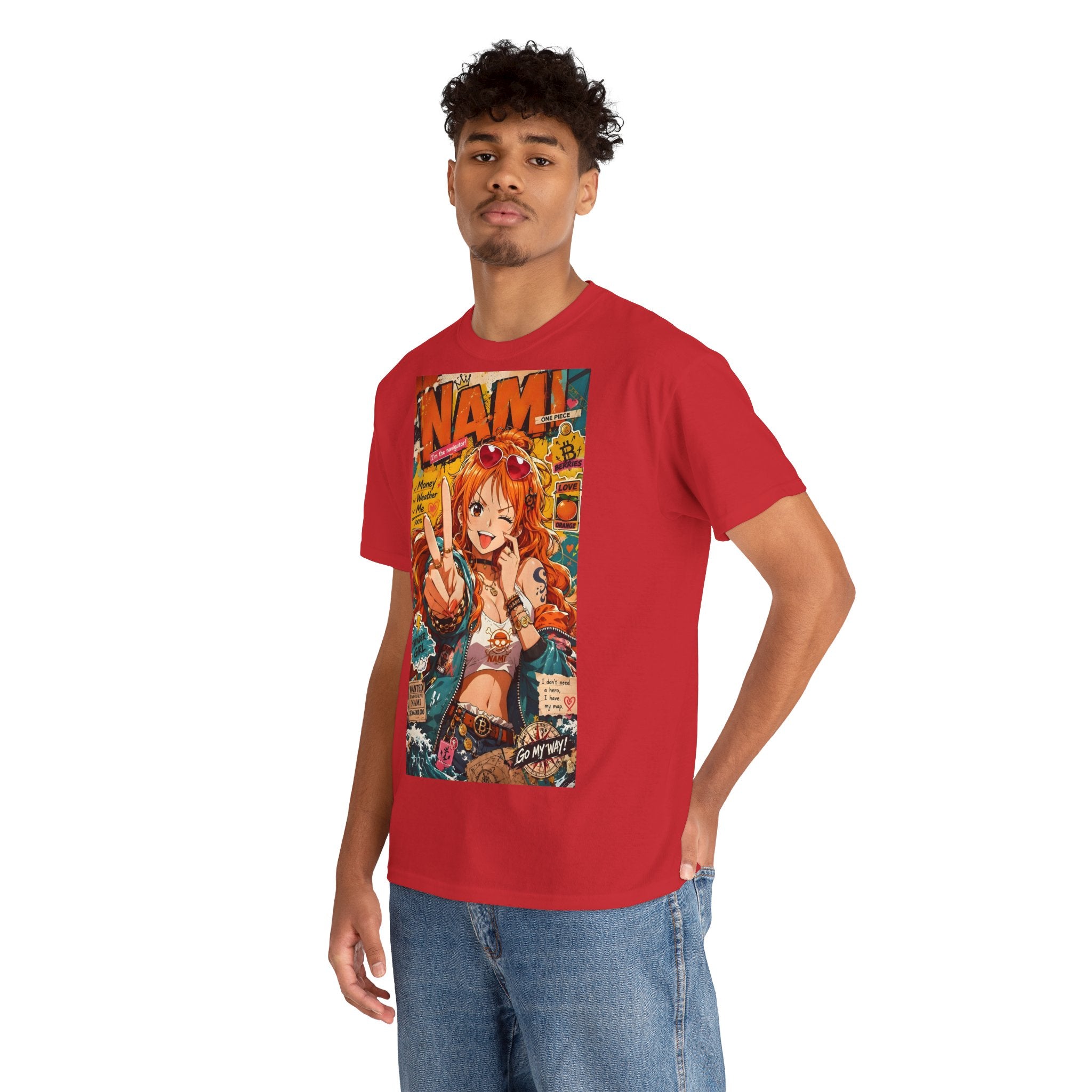 Anime T-Shirt "Nami Cat Burglar Streetwear" PlusVibe (Έως 5XL)