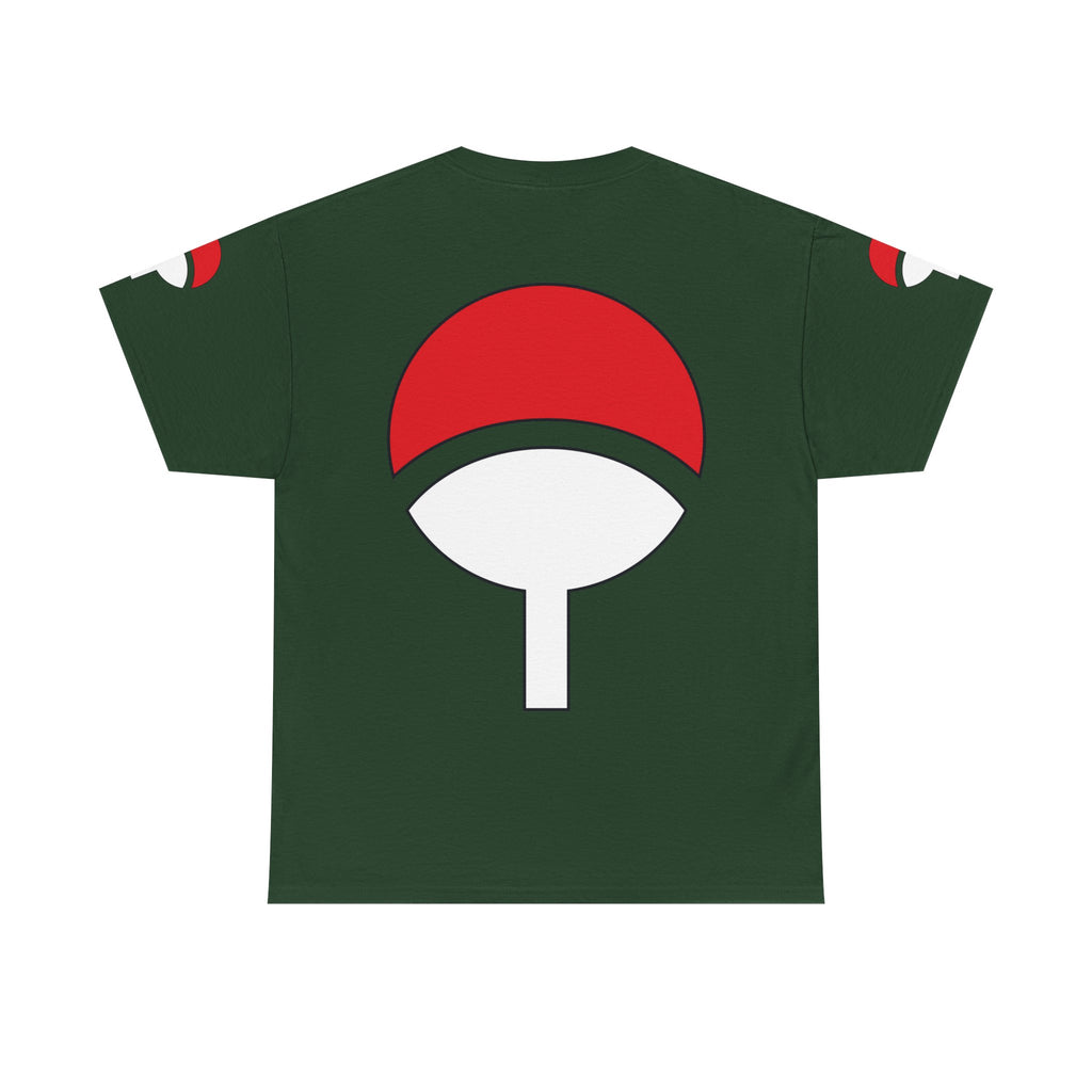 Graphic Anime Μπλούζα Sasuke – Premium Uchiha Clan Logo Tee
