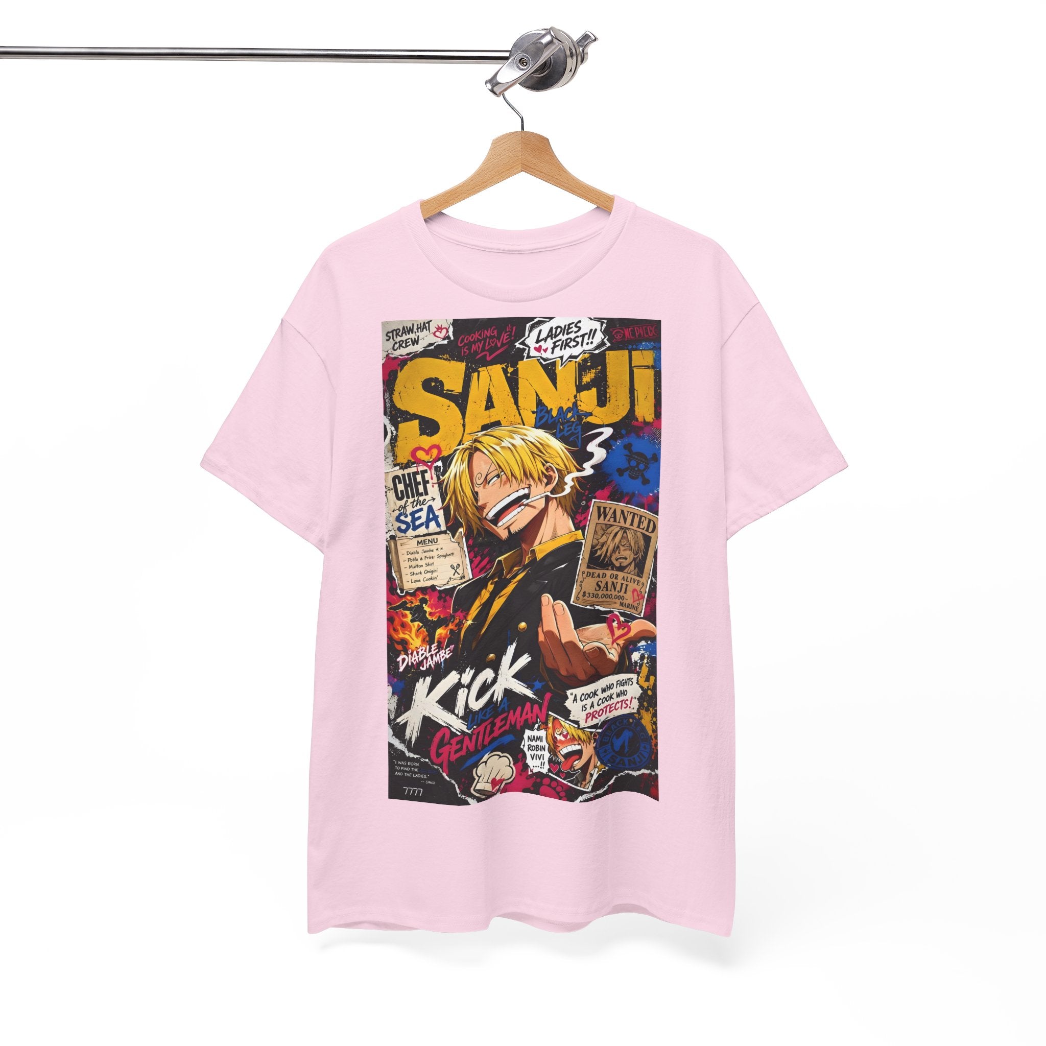 Anime T-Shirt "Vinsmoke Sanji Streetwear" PlusVibe (Έως 5XL)