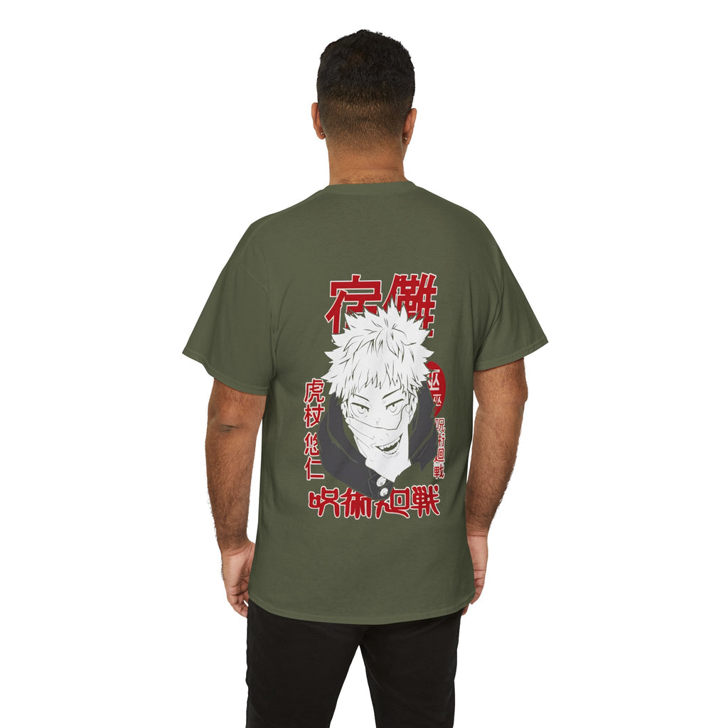 Anime T-Shirt "Yuji Itadori Sukuna Hand" PlusVibe (Έως 5XL)