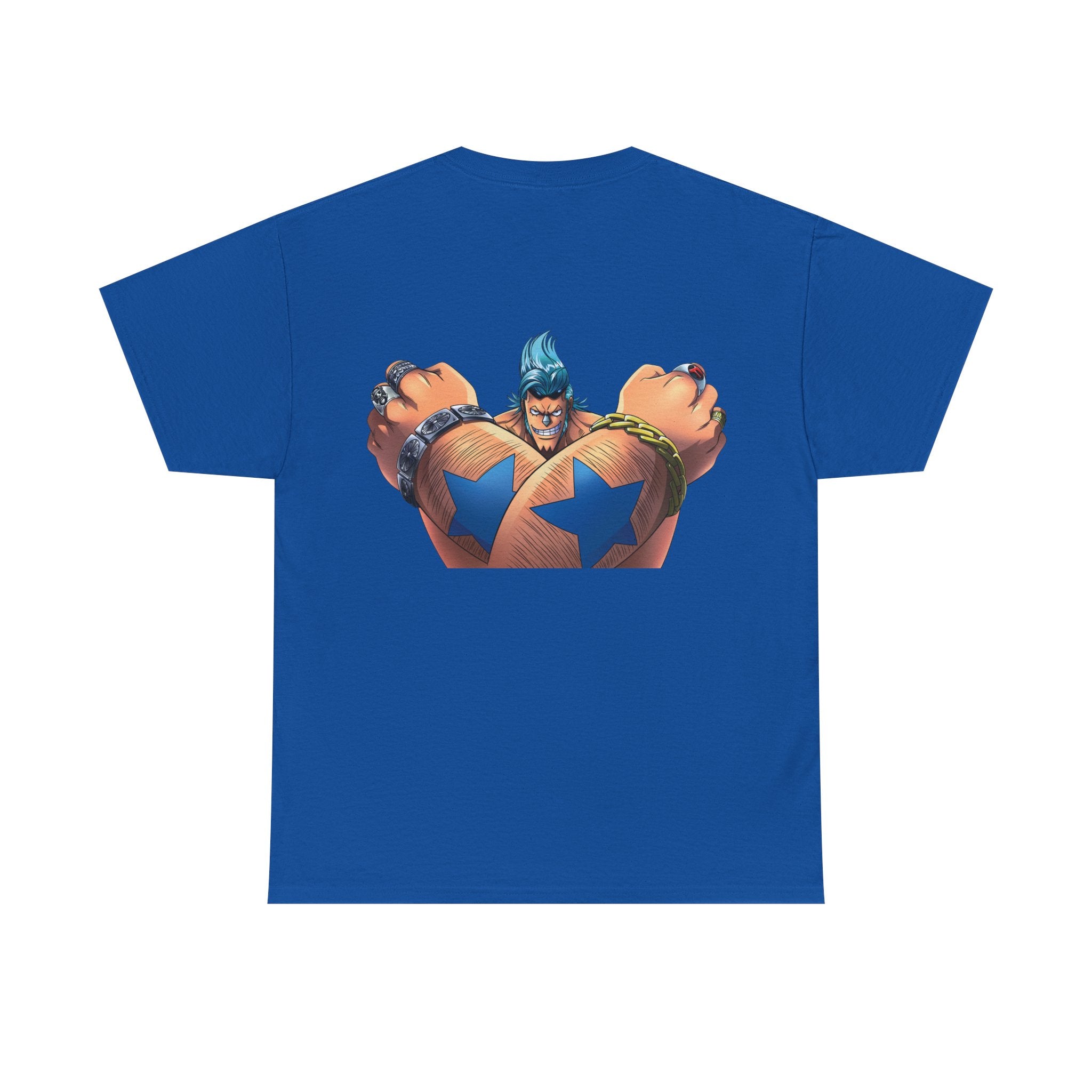 Graphic Anime Μπλούζα Franky – Retro Chest & Back Print