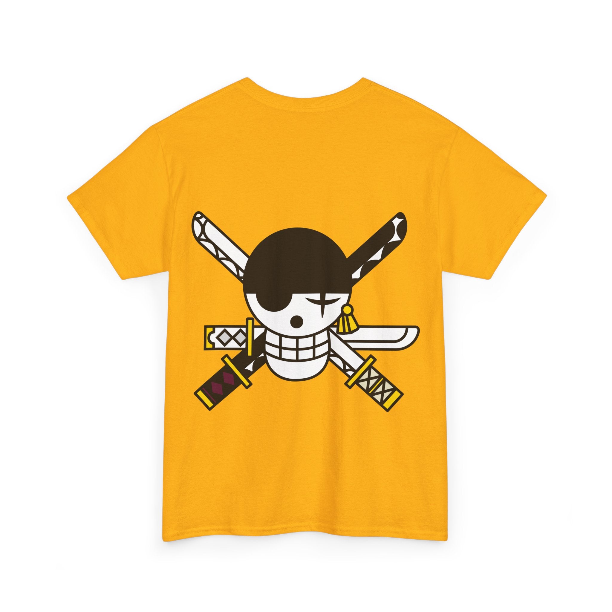 Anime T-Shirt "Zoro Jolly Roger" Backprint PlusVibe (Έως 5XL)