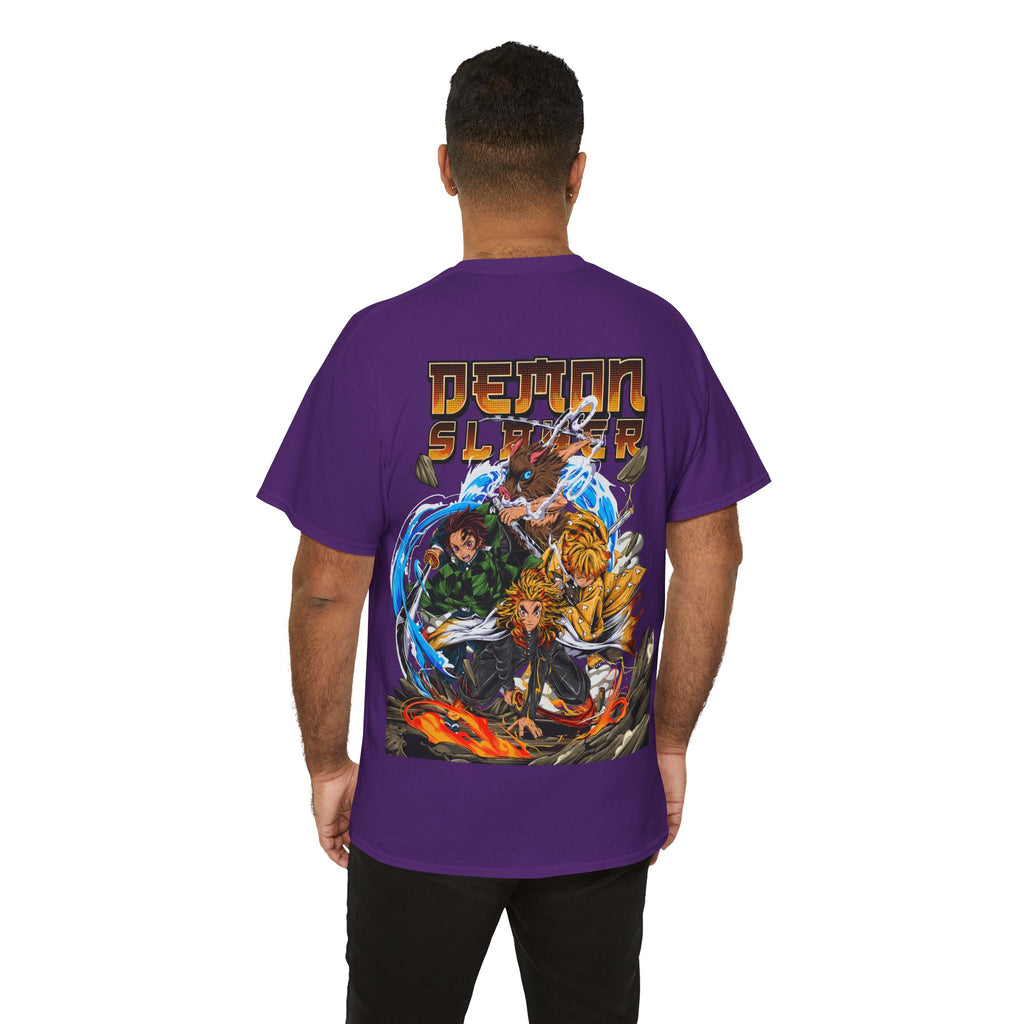 Anime T-Shirt "Demon Slayer Squad Battle" PlusVibe (Έως 5XL)