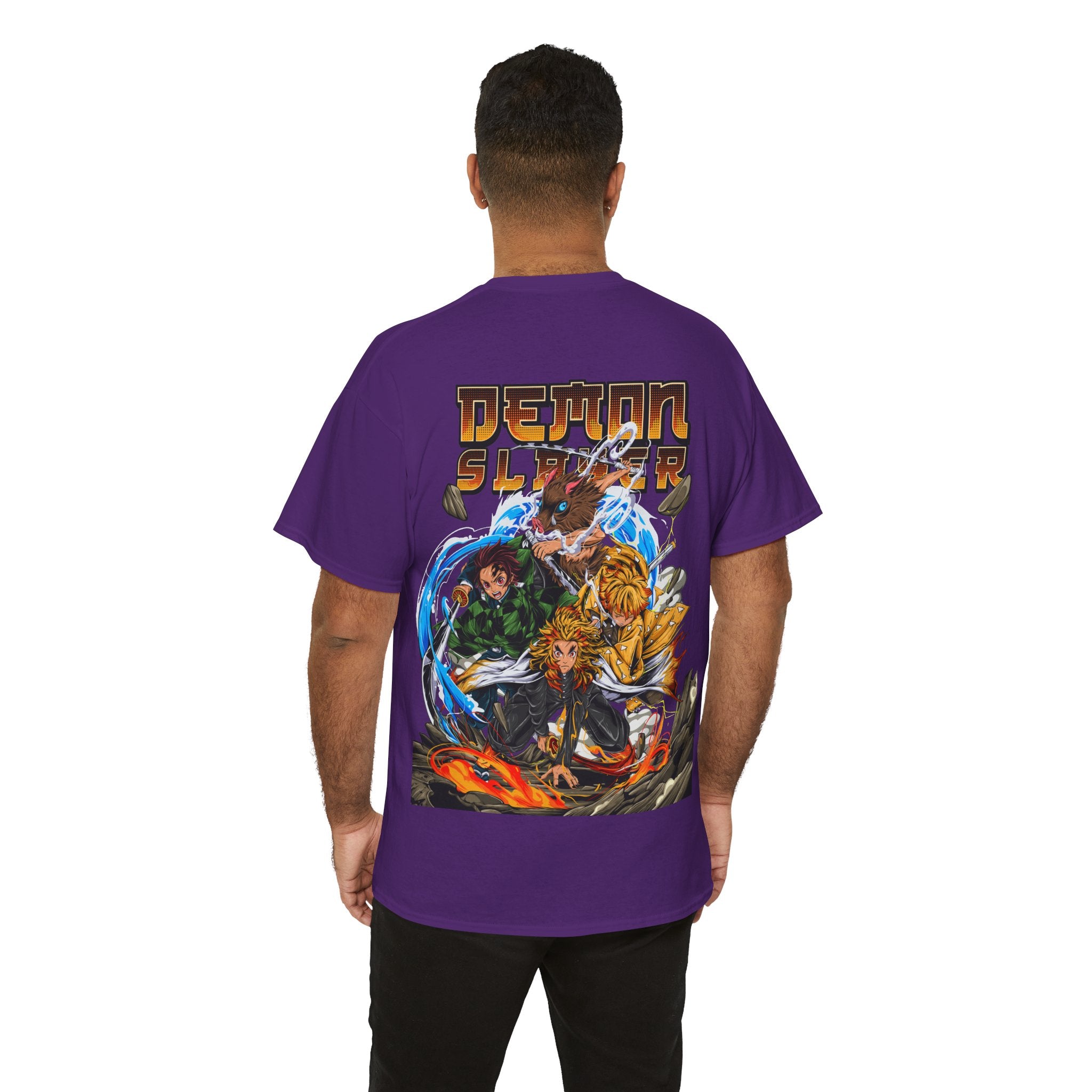Anime T-Shirt "Demon Slayer Squad Battle" PlusVibe (Έως 5XL)