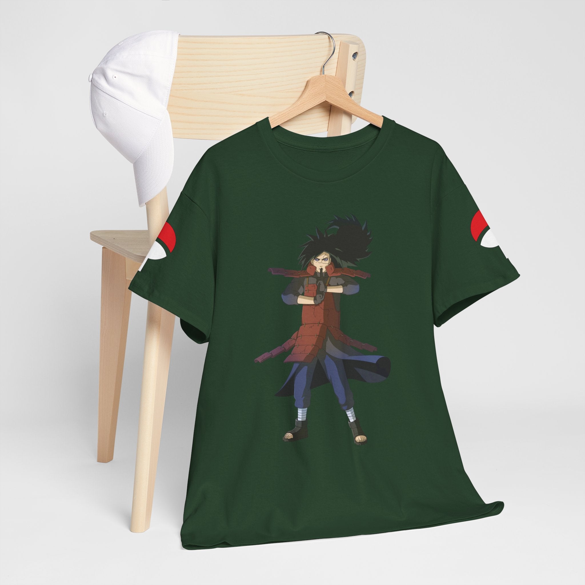 Graphic Anime Μπλούζα Madara – Premium Red Uchiha Symbol Tee