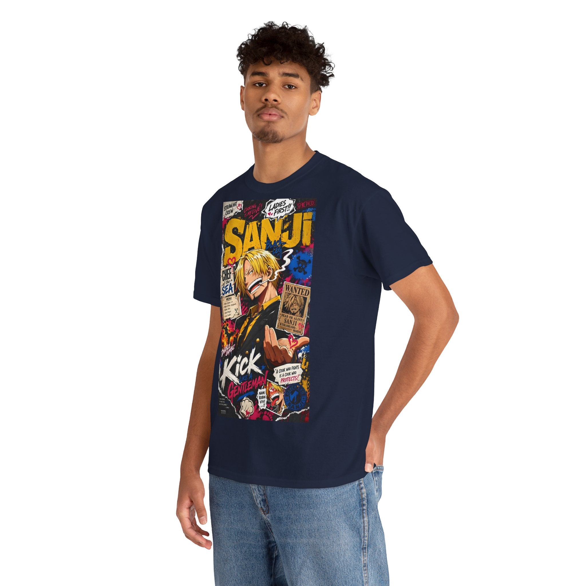 Anime T-Shirt "Vinsmoke Sanji Streetwear" PlusVibe (Έως 5XL)