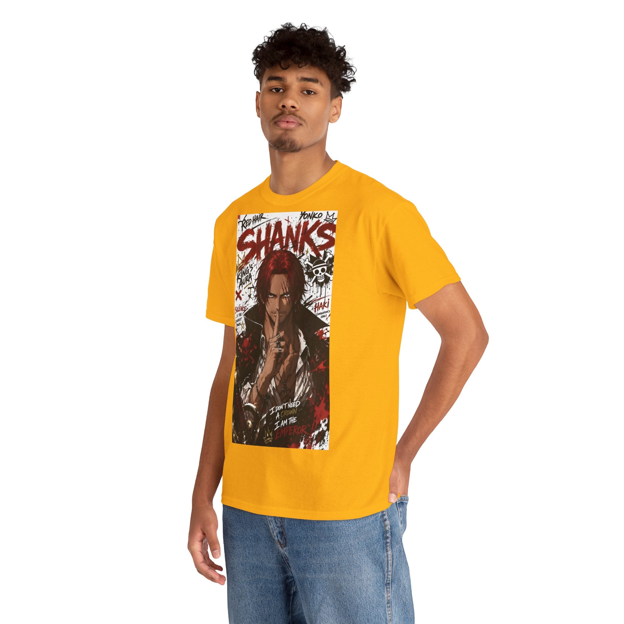 Anime T-Shirt "Red-Haired Shanks Streetwear" PlusVibe (Έως 5XL)
