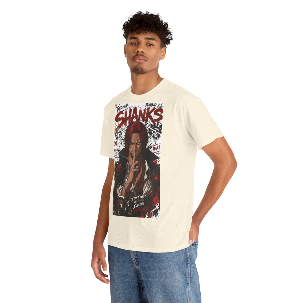 Anime T-Shirt "Red-Haired Shanks Streetwear" PlusVibe (Έως 5XL)