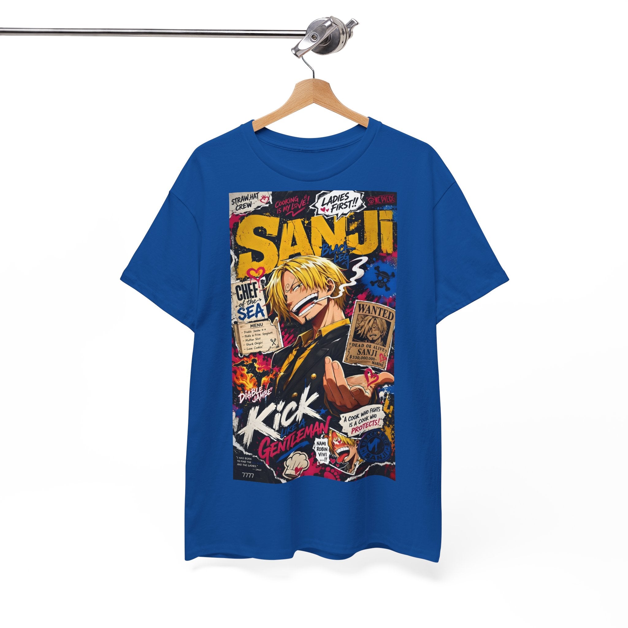 Anime T-Shirt "Vinsmoke Sanji Streetwear" PlusVibe (Έως 5XL)