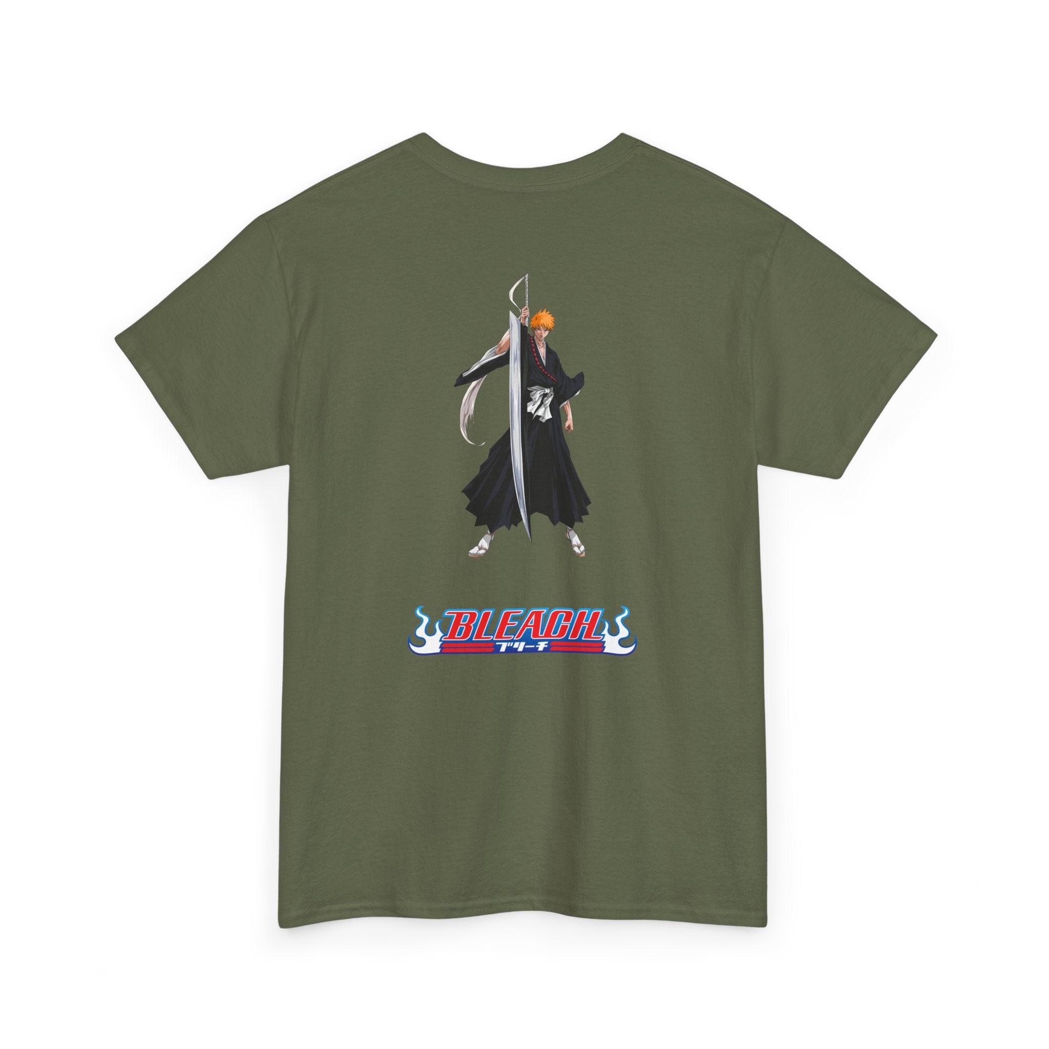 Anime T-Shirt Bleach "Ichigo Kurosaki" Back Graphic PlusVibe (Έως 5XL)