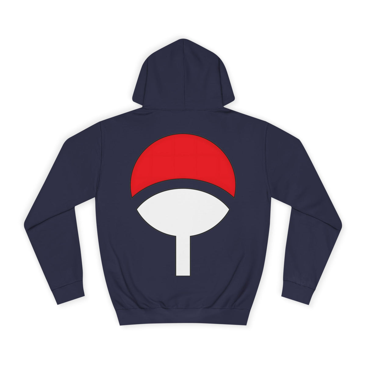 Anime Hoodie "Uchiha Clan Crest" Backprint PlusVibe (Έως 5XL)