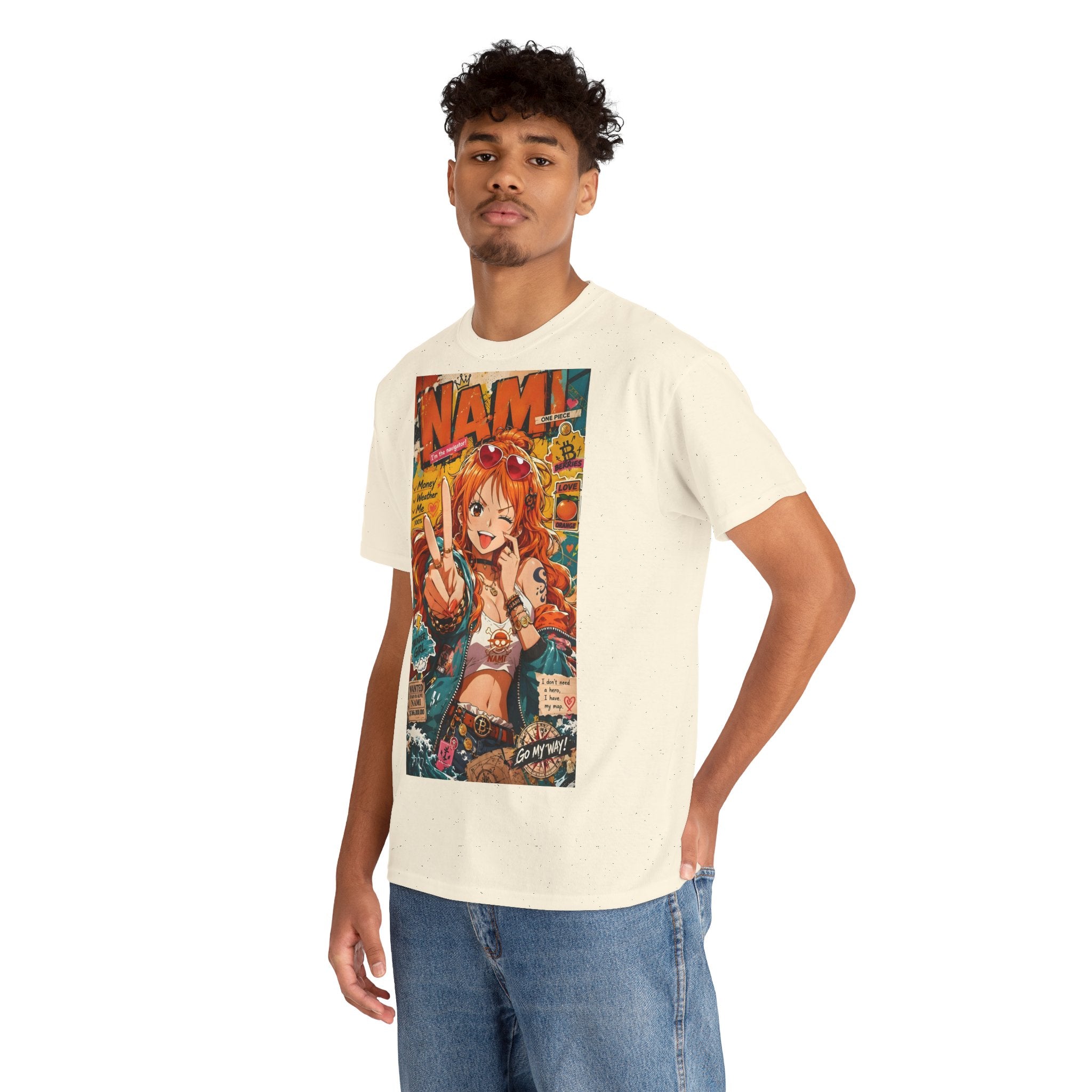 Anime T-Shirt "Nami Cat Burglar Streetwear" PlusVibe (Έως 5XL)