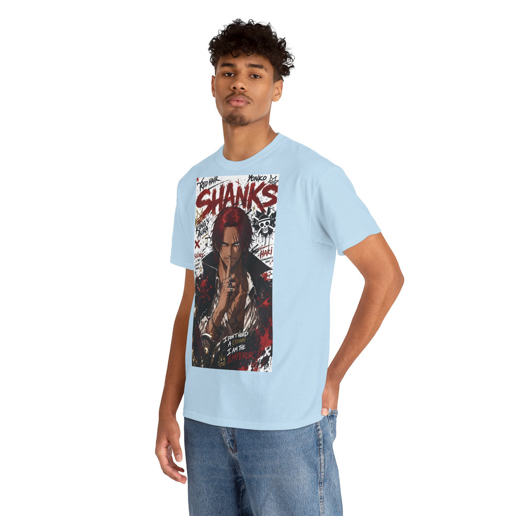 Anime T-Shirt "Red-Haired Shanks Streetwear" PlusVibe (Έως 5XL)