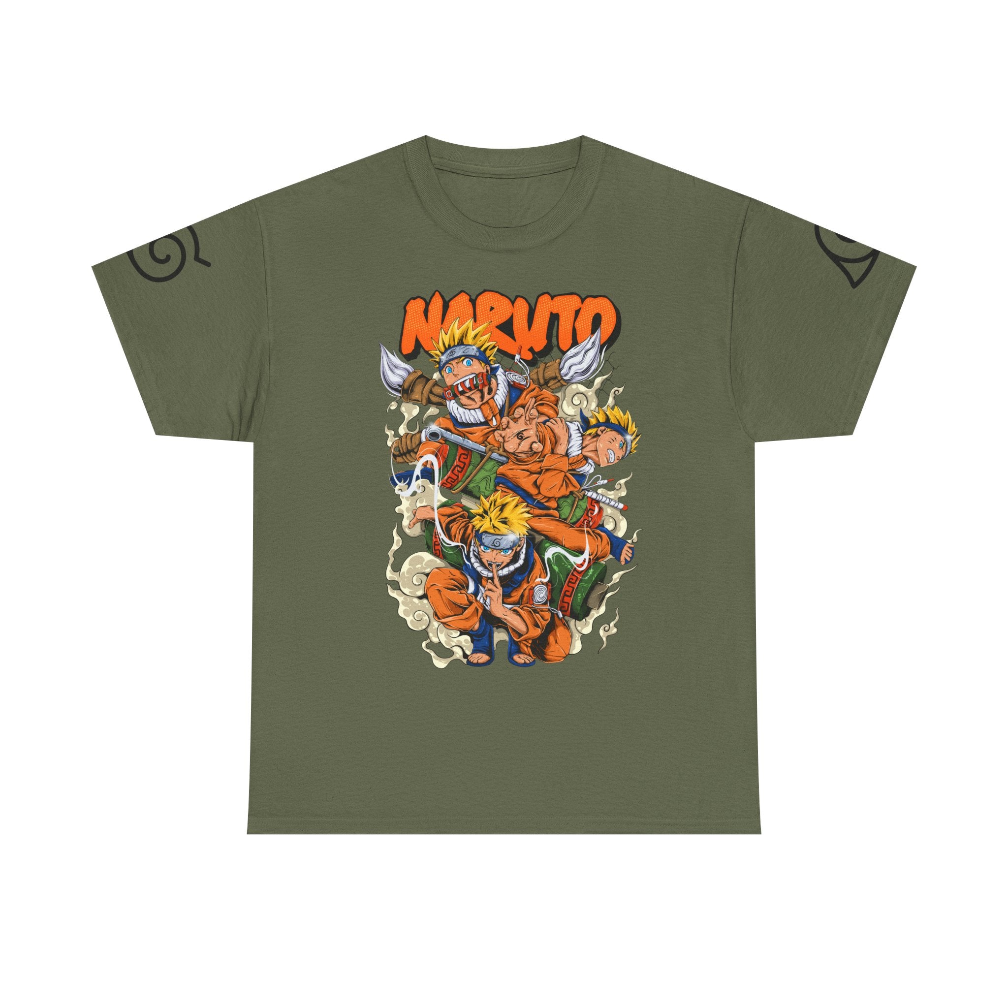 Graphic Anime Μπλούζα Naruto – Premium Character Collage Tee