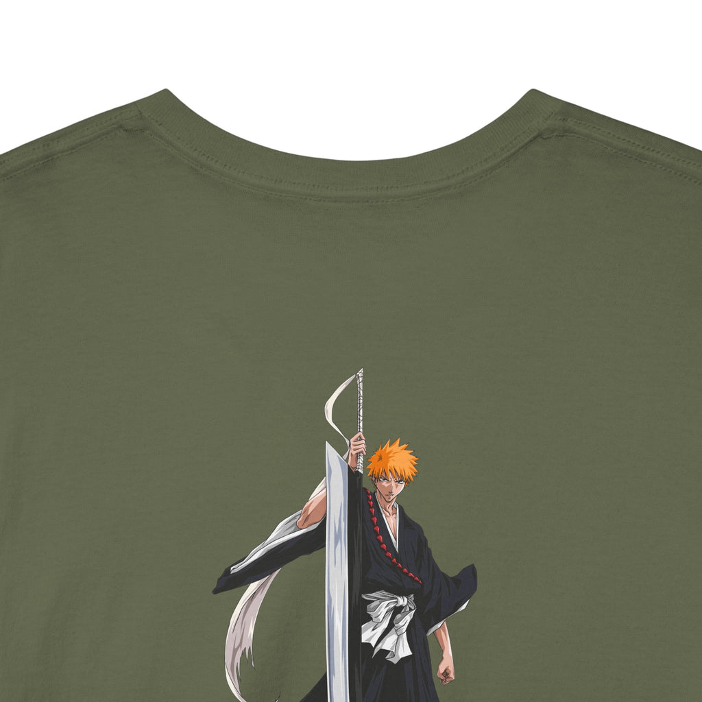 Anime T-Shirt Bleach "Ichigo Kurosaki" Back Graphic PlusVibe (Έως 5XL)