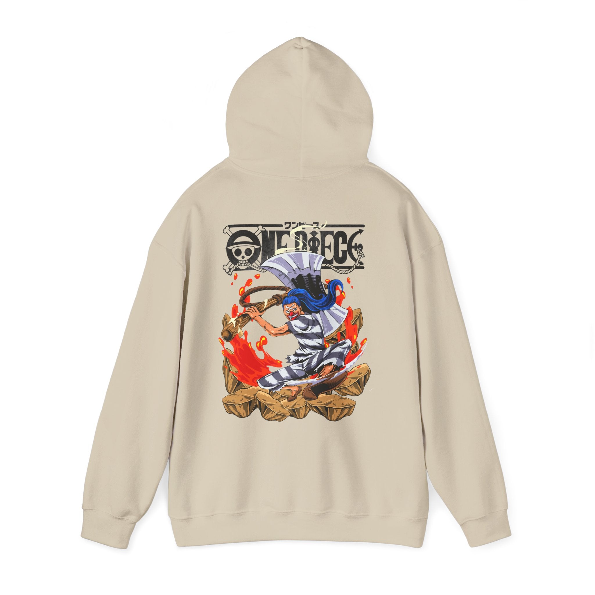 Oversized Anime Φούτερ "Buggy Flashy Yonko" PlusVibe (Έως 5XL)