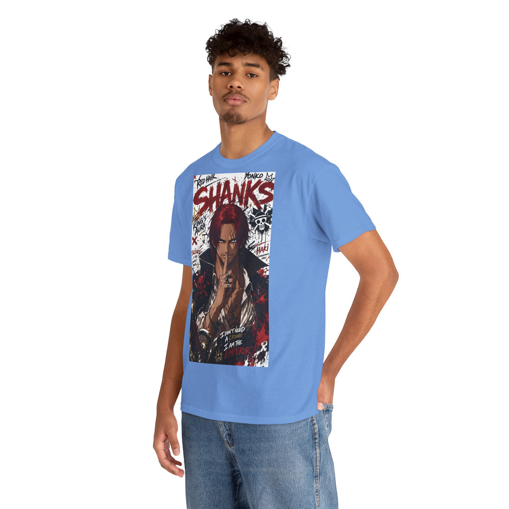 Anime T-Shirt "Red-Haired Shanks Streetwear" PlusVibe (Έως 5XL)