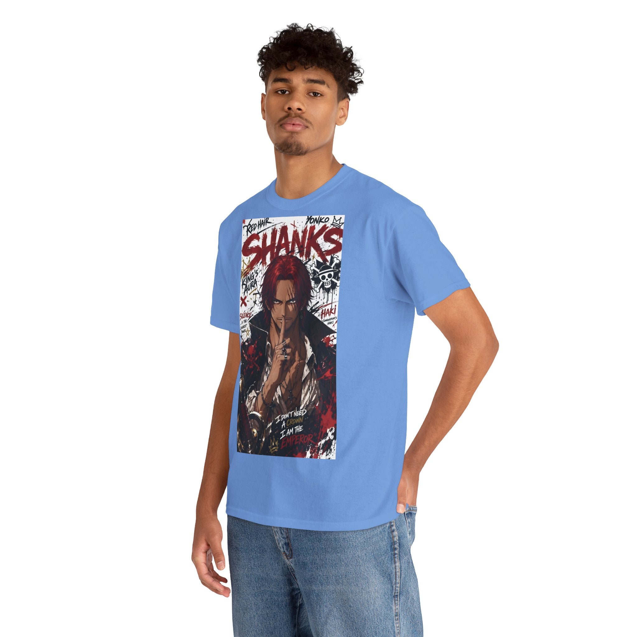 Anime T-Shirt "Red-Haired Shanks Streetwear" PlusVibe (Έως 5XL)