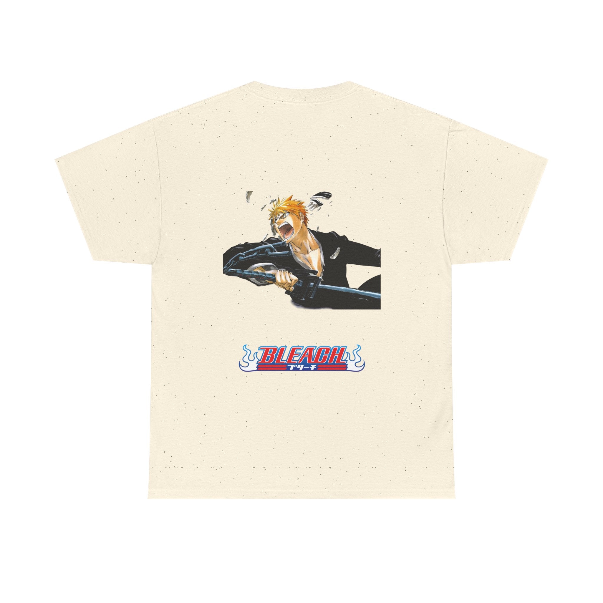 Graphic Anime Μπλούζα Bleach Retro Logo – Vintage Back Print