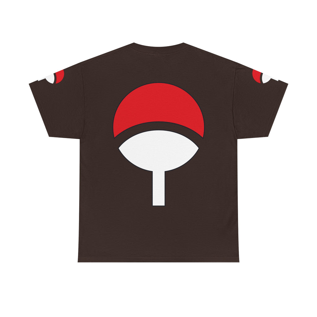 Graphic Anime Μπλούζα Sasuke – Premium Uchiha Clan Logo Tee