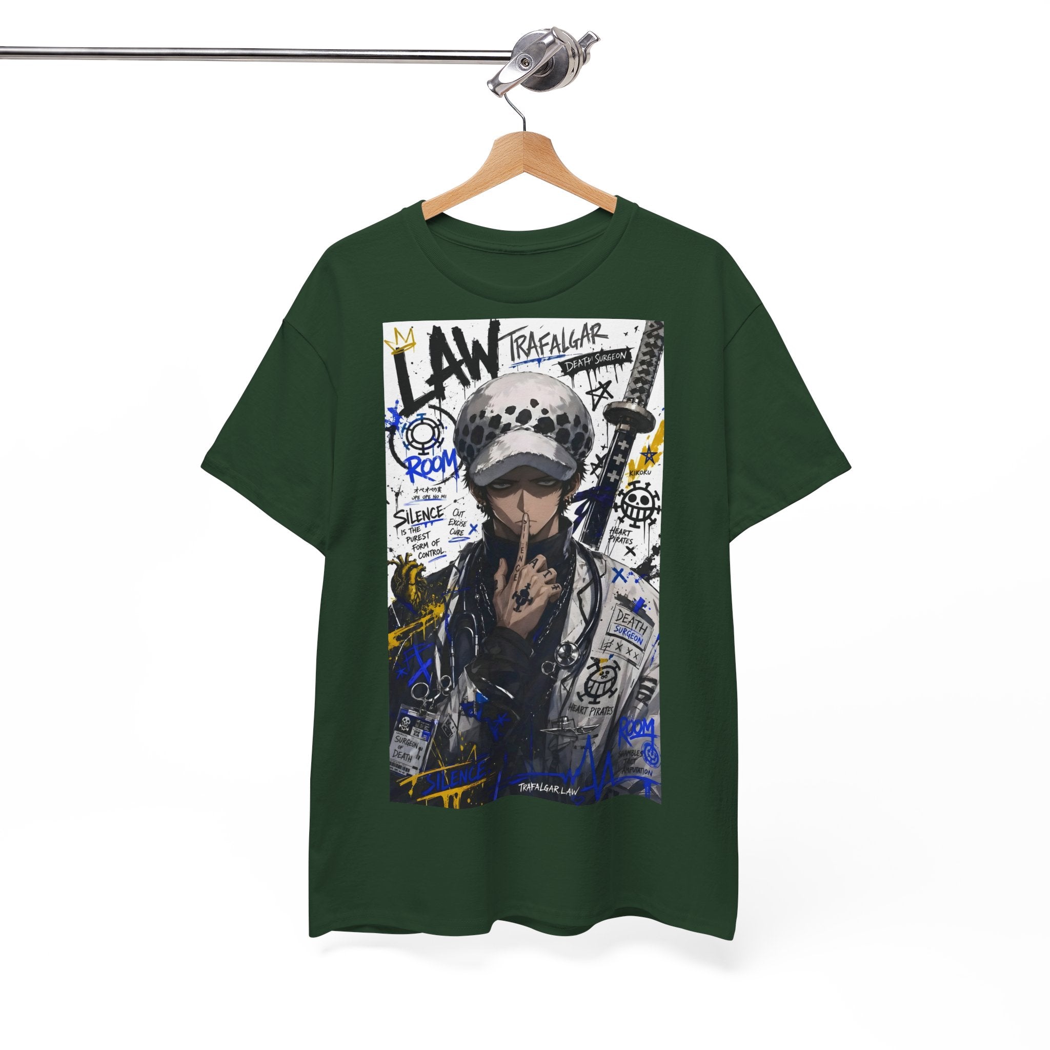 Anime T-Shirt "Trafalgar Law Streetwear" PlusVibe (Έως 5XL)