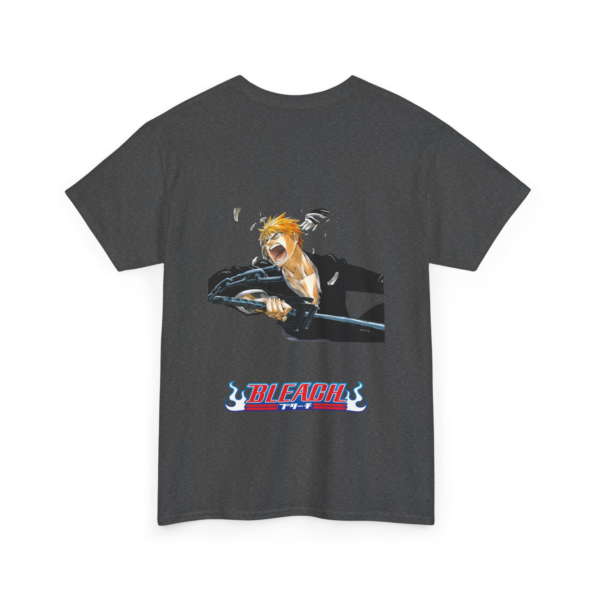 Graphic Anime Μπλούζα Bleach Retro Logo – Vintage Back Print