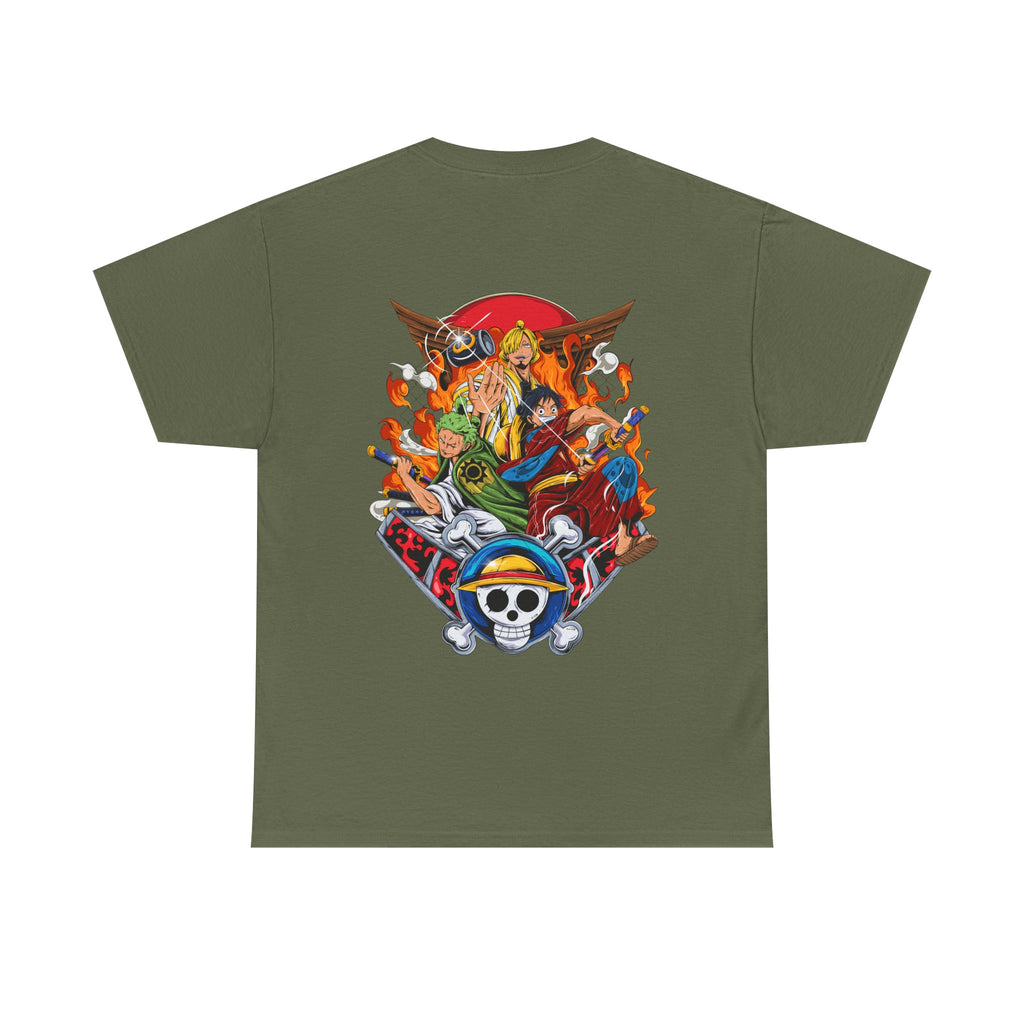 Anime T-Shirt One Piece "Power Trio" PlusVibe (Έως 5XL)