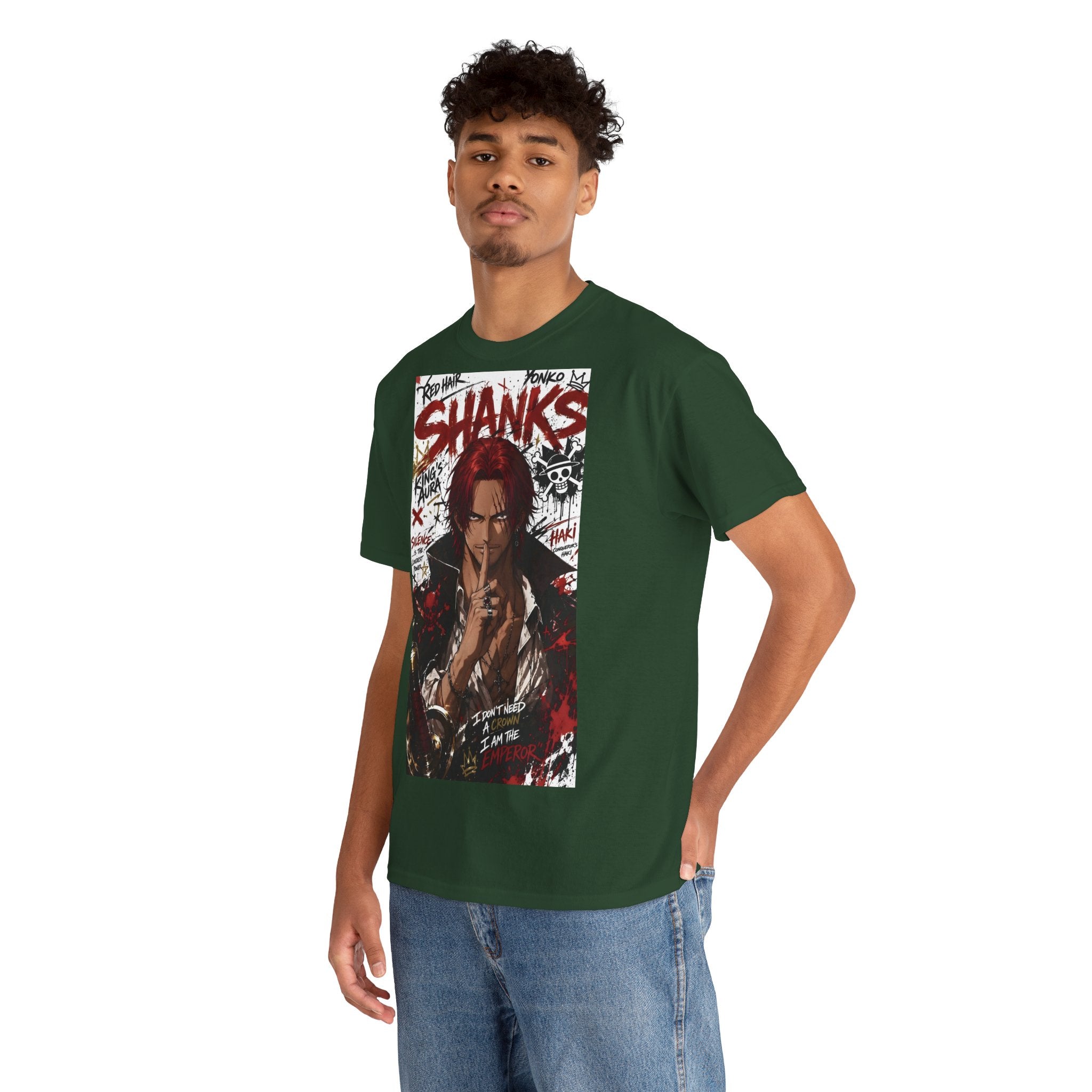 Anime T-Shirt "Red-Haired Shanks Streetwear" PlusVibe (Έως 5XL)