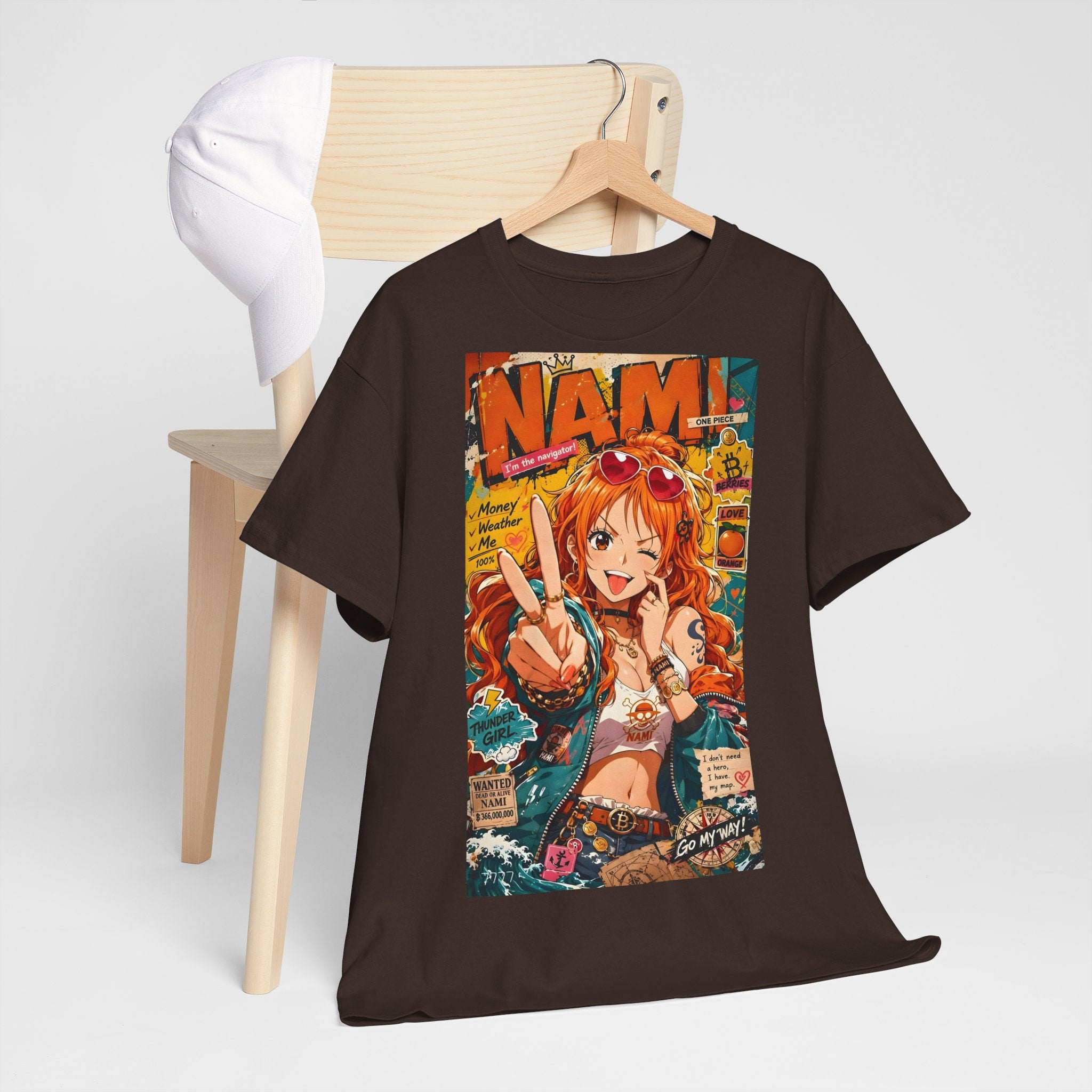Anime T-Shirt "Nami Cat Burglar Streetwear" PlusVibe (Έως 5XL)
