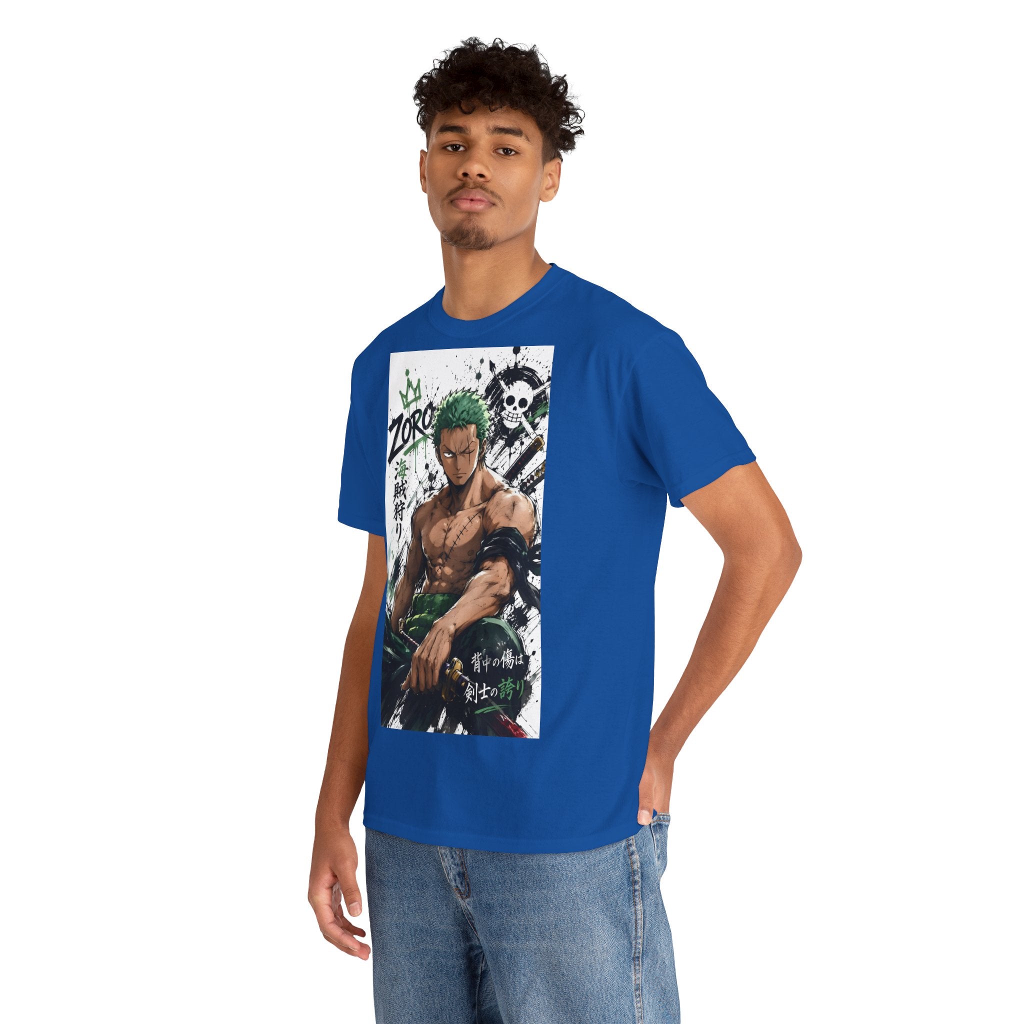 Anime T-Shirt "Roronoa Zoro Streetwear" PlusVibe (Έως 5XL)