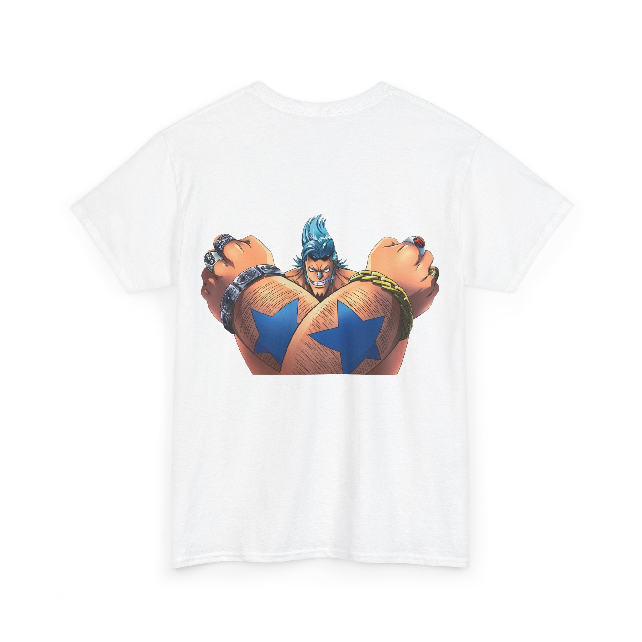 Graphic Anime Μπλούζα Franky – Retro Chest & Back Print