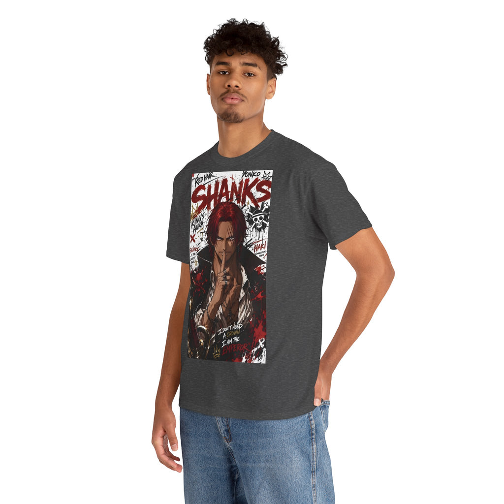 Anime T-Shirt "Red-Haired Shanks Streetwear" PlusVibe (Έως 5XL)