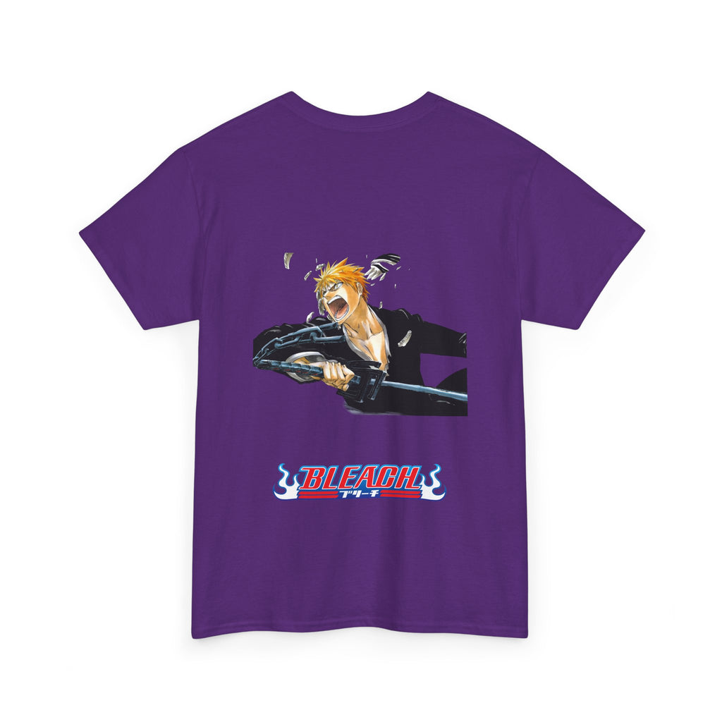 Graphic Anime Μπλούζα Bleach Retro Logo – Vintage Back Print
