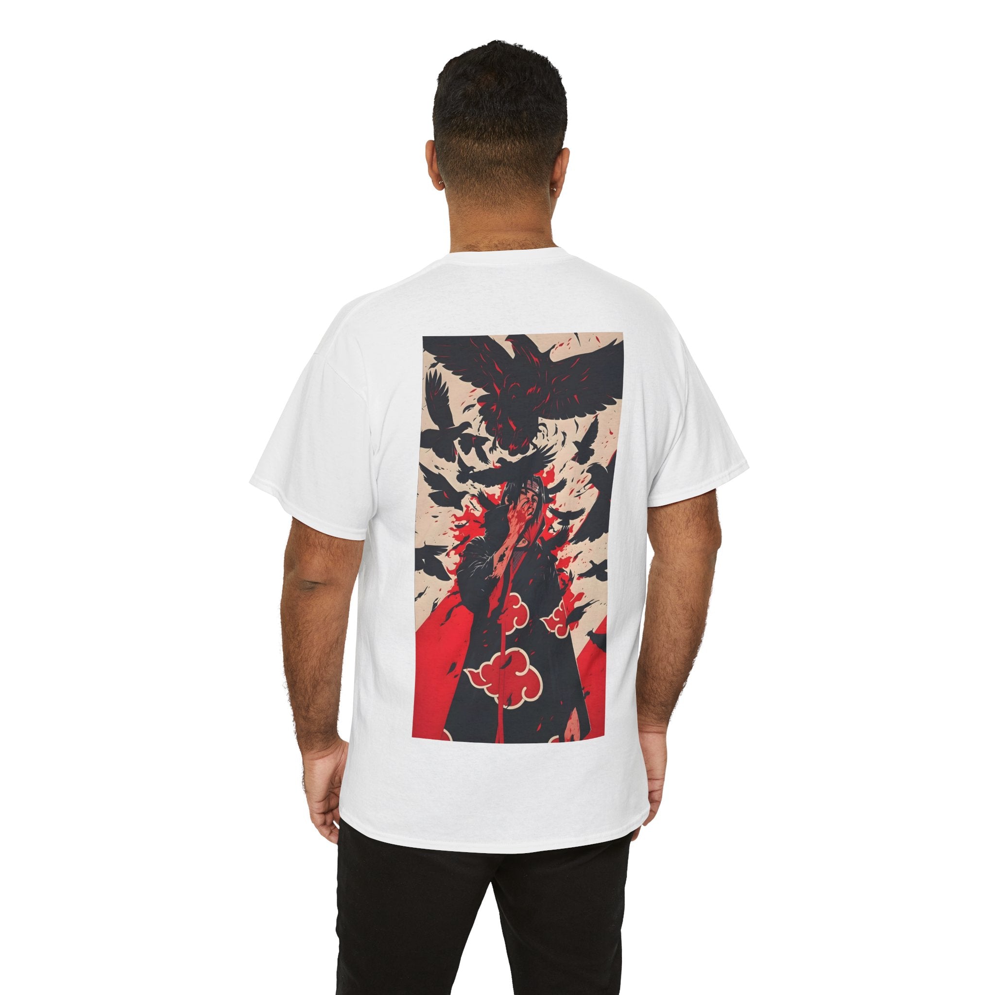 Anime T-Shirt "Itachi Uchiha Crow Illusion" PlusVibe (Έως 5XL)