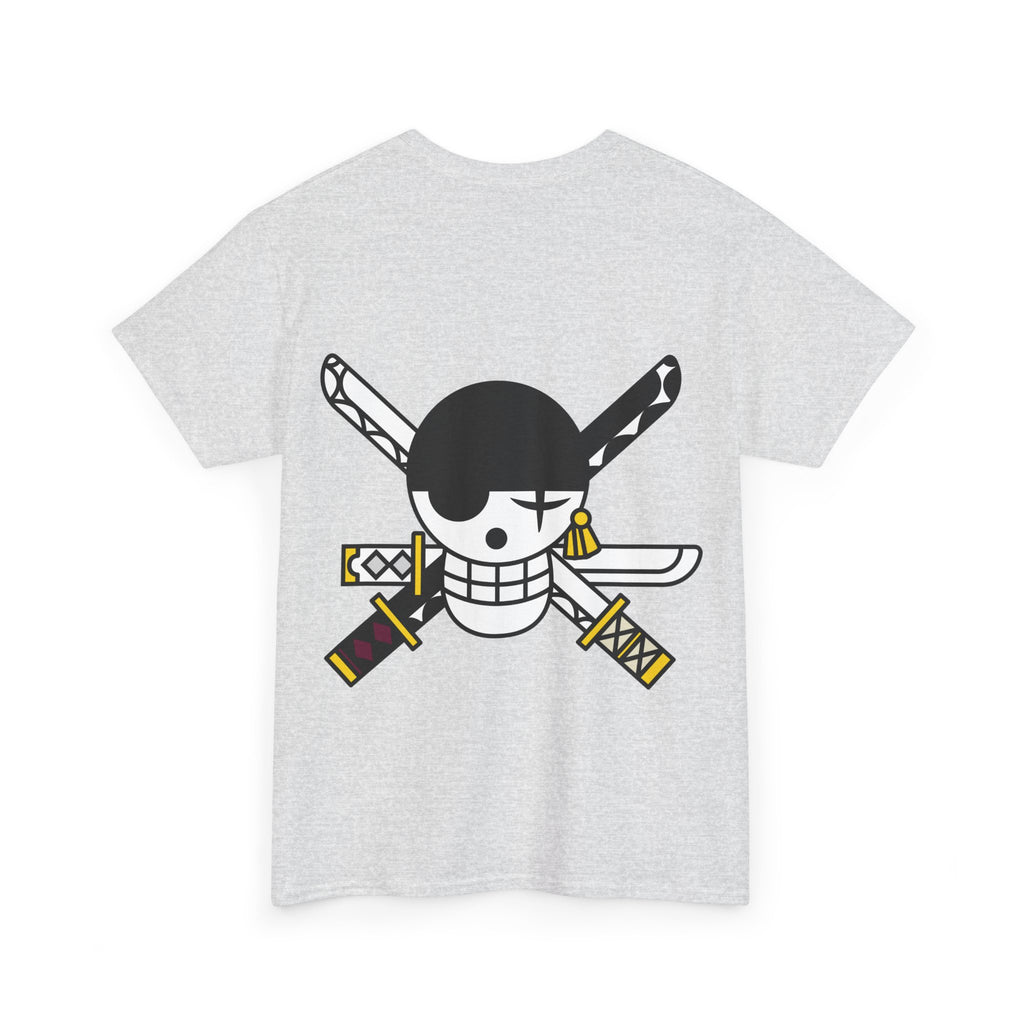 Anime T-Shirt "Zoro Jolly Roger" Backprint PlusVibe (Έως 5XL)